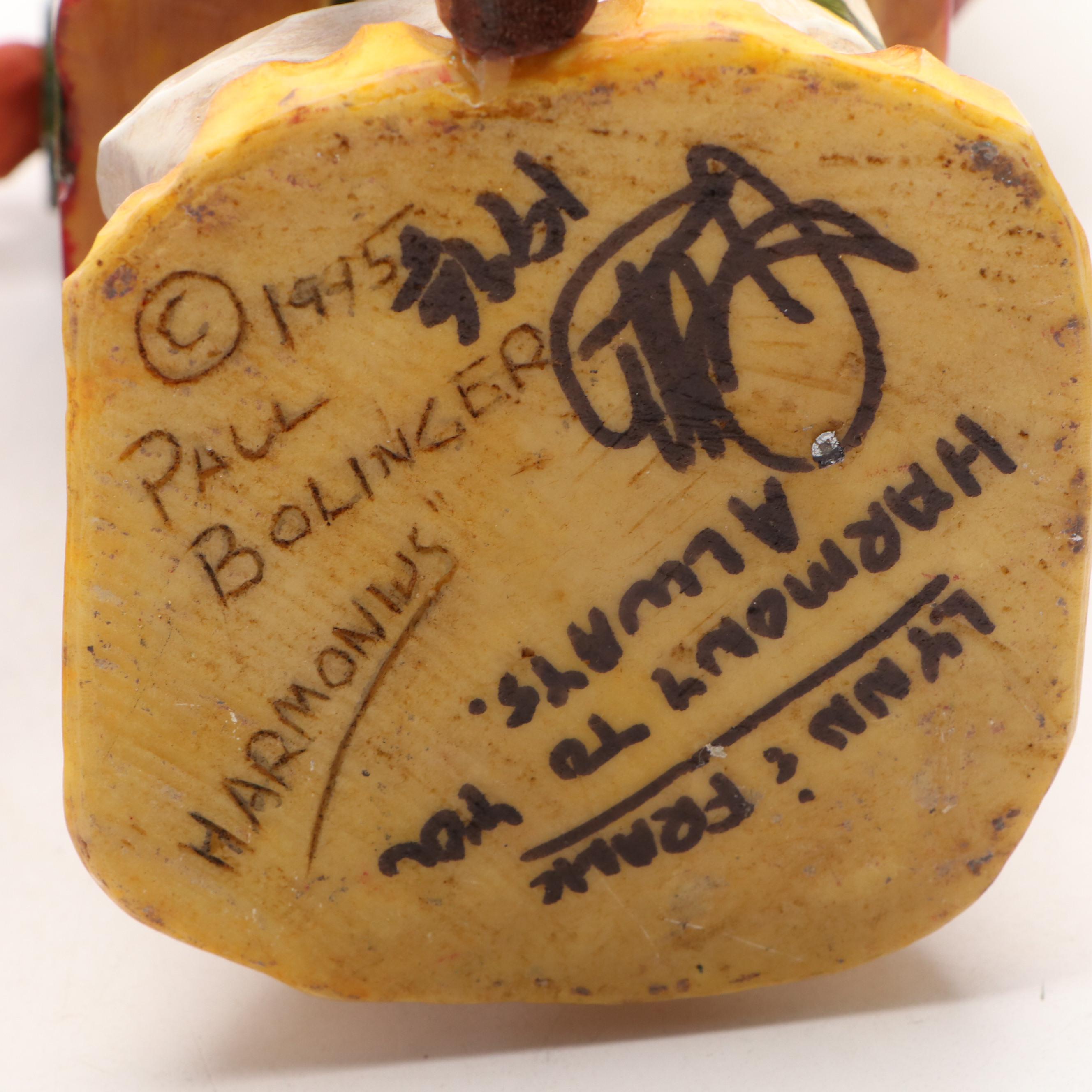 Antique Salvage Santa Claus Doll with Standing Figurine