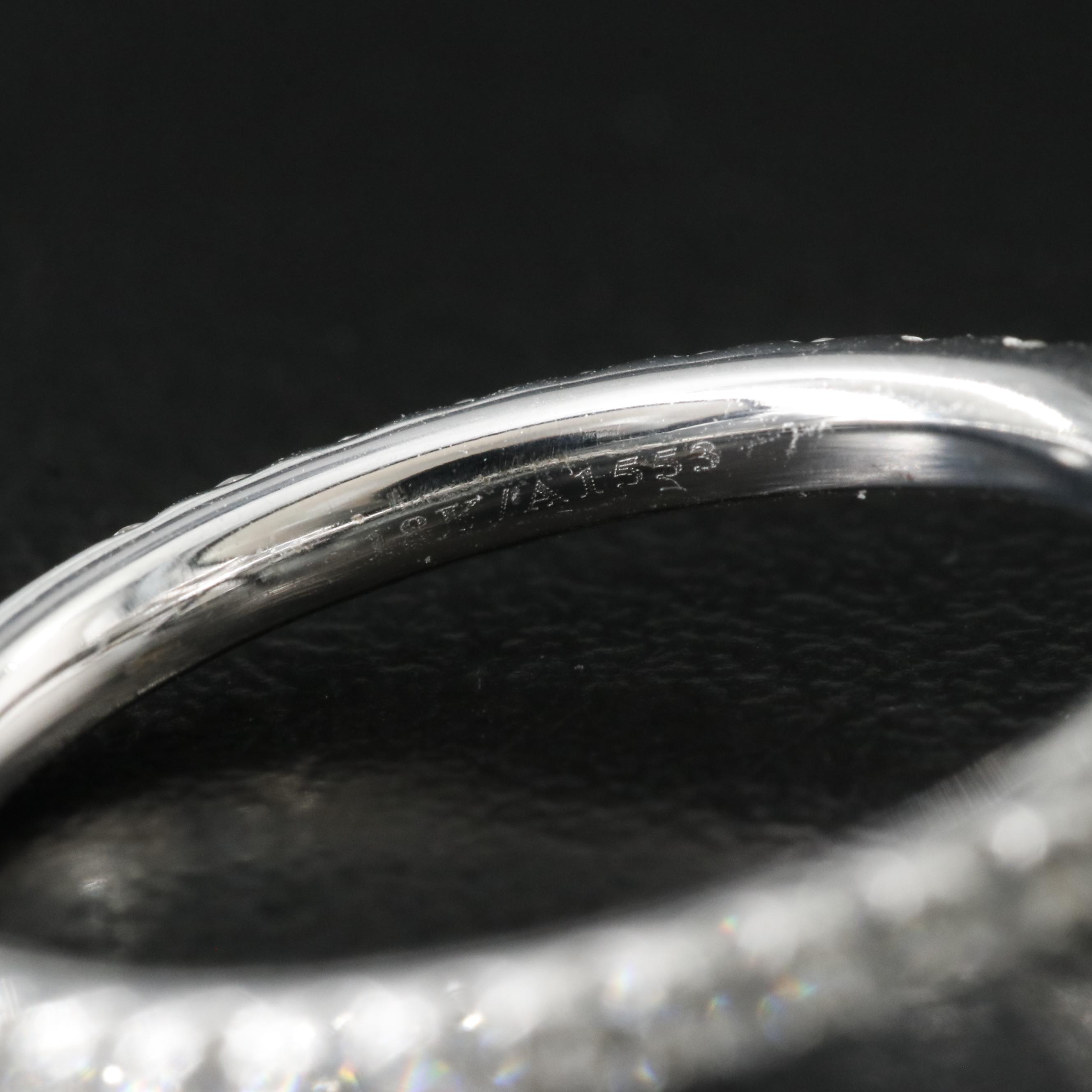 18K 4.63 CTW Lab Grown Diamond Ring with an IGI Report