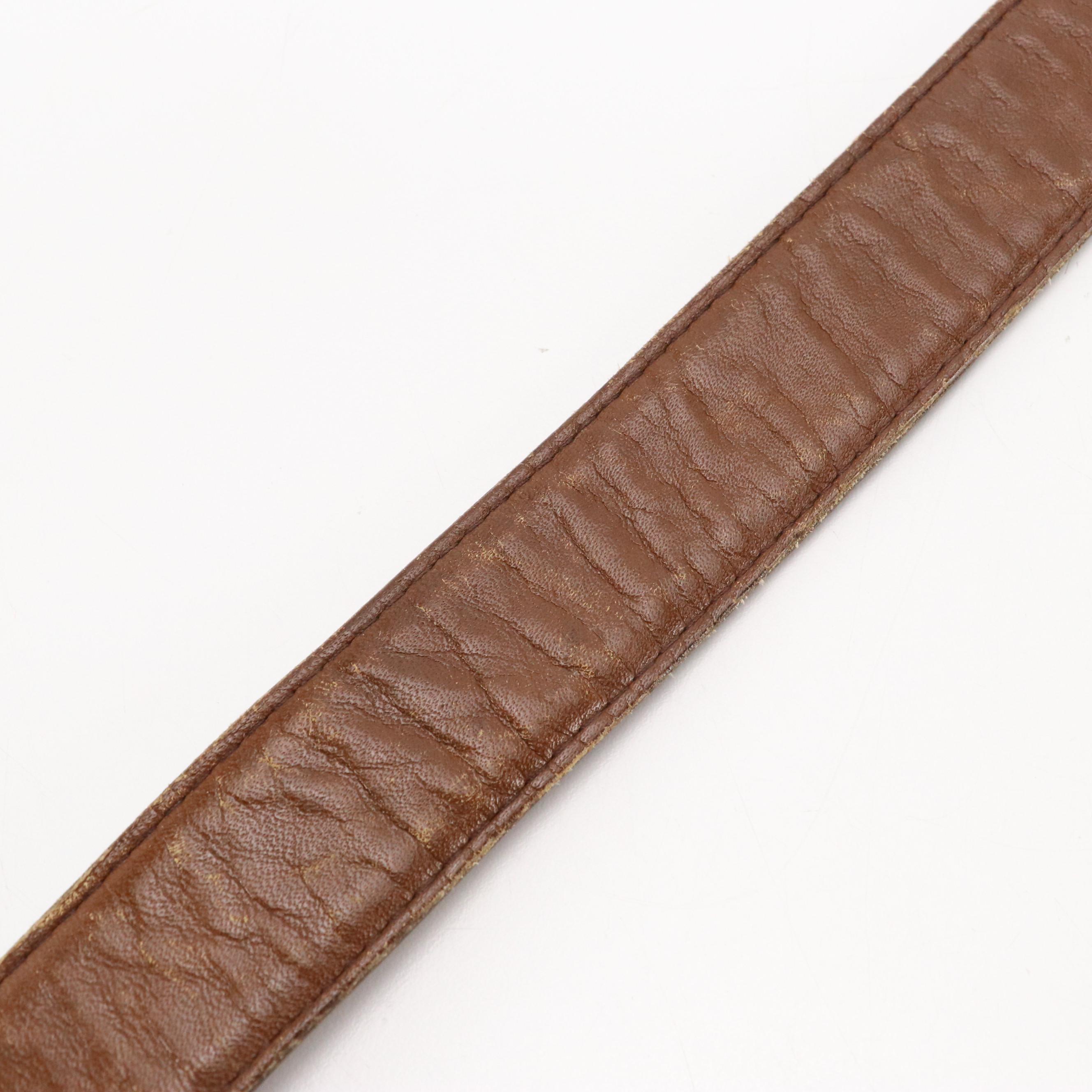 R.A. Hughes and Other Brown Leather Belts