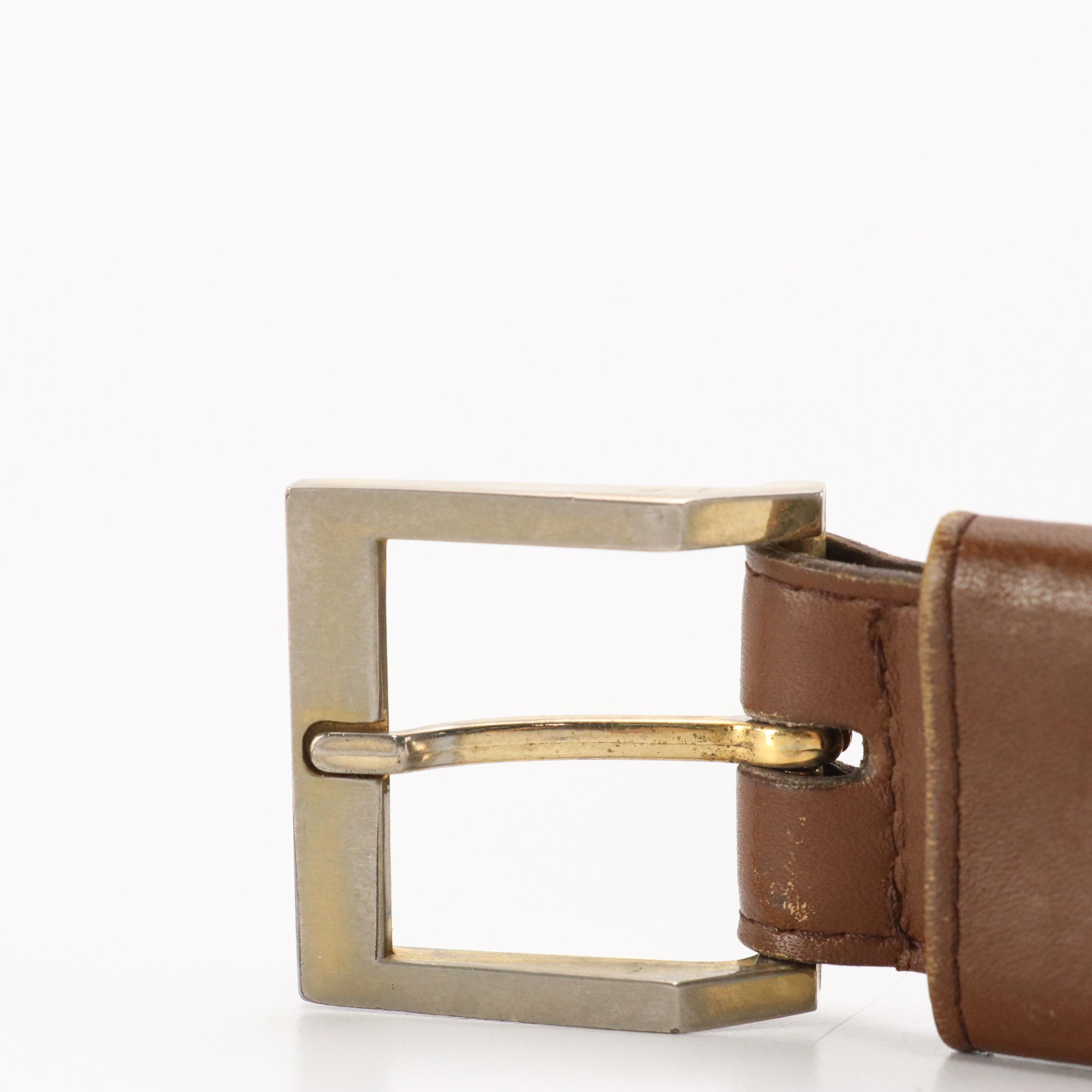 R.A. Hughes and Other Brown Leather Belts