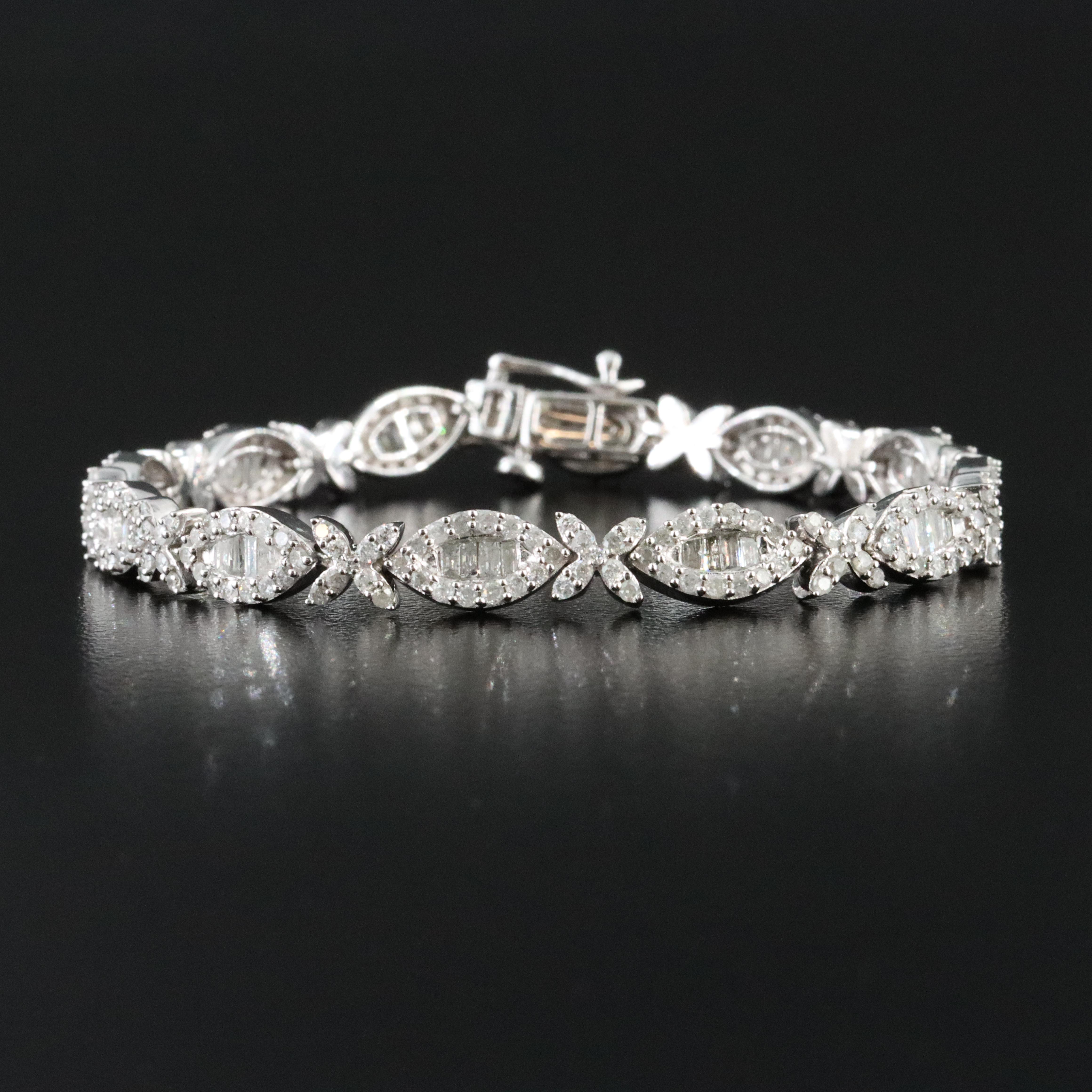 10K 4.34 CTW Diamond Bracelet