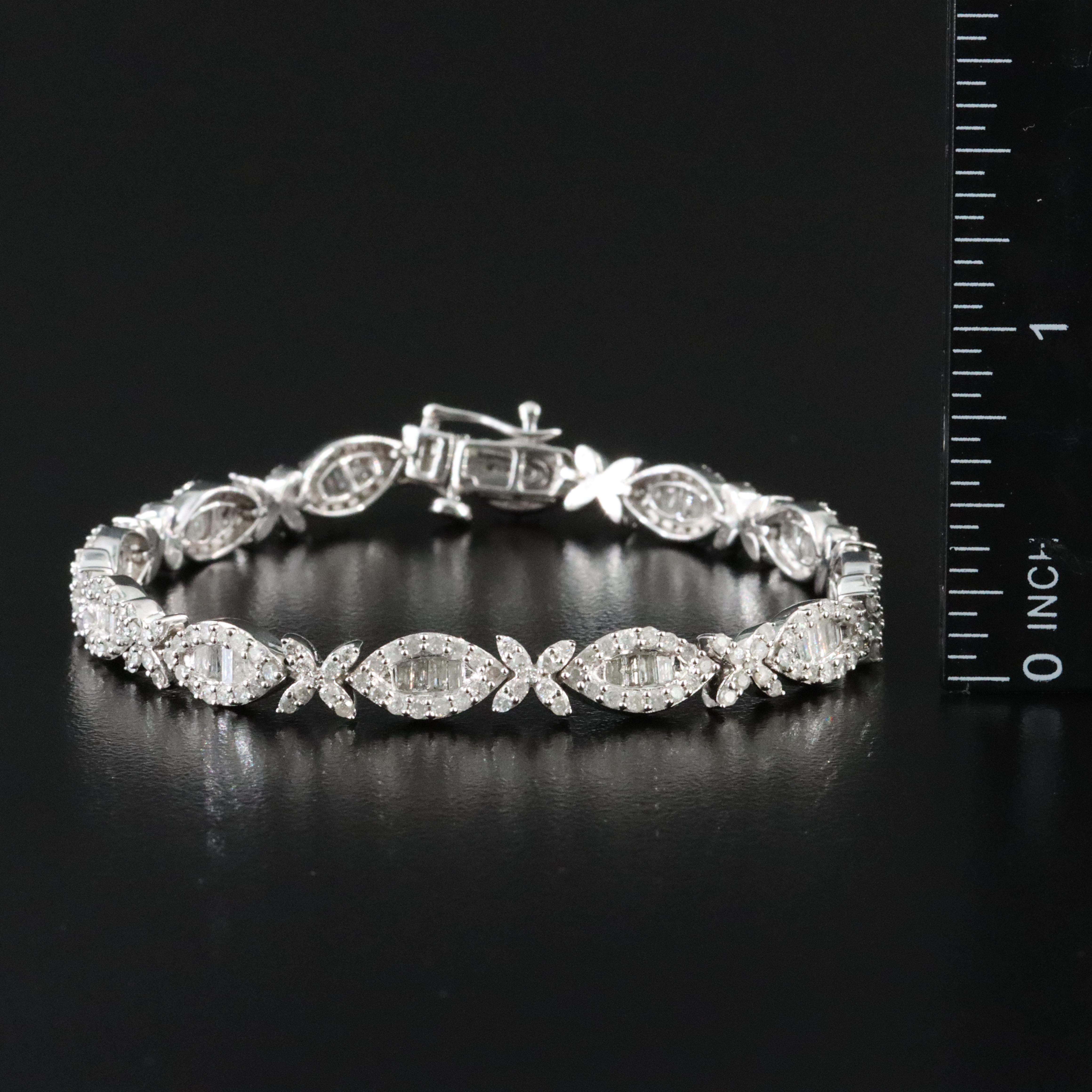 10K 4.34 CTW Diamond Bracelet