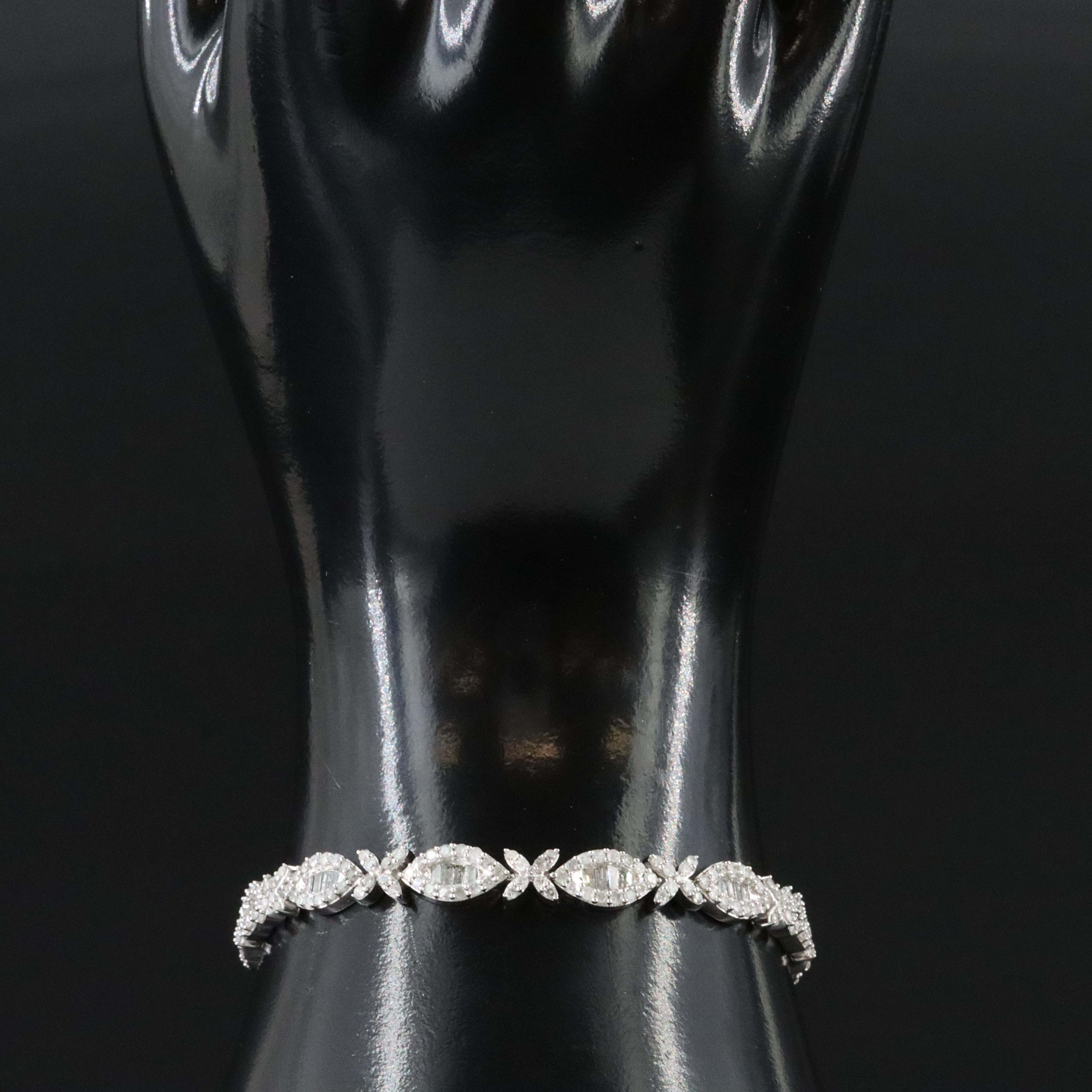 10K 4.34 CTW Diamond Bracelet