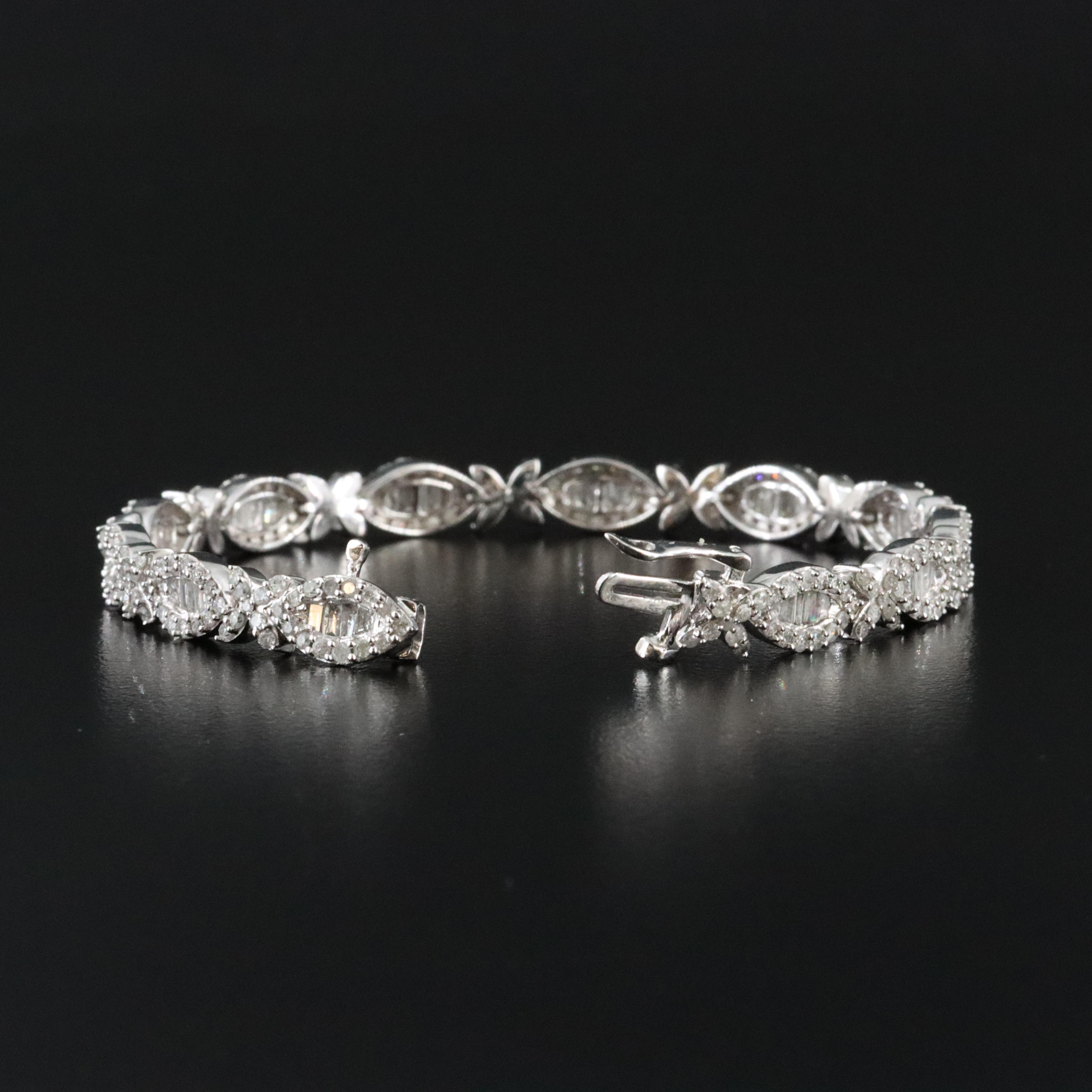 10K 4.34 CTW Diamond Bracelet
