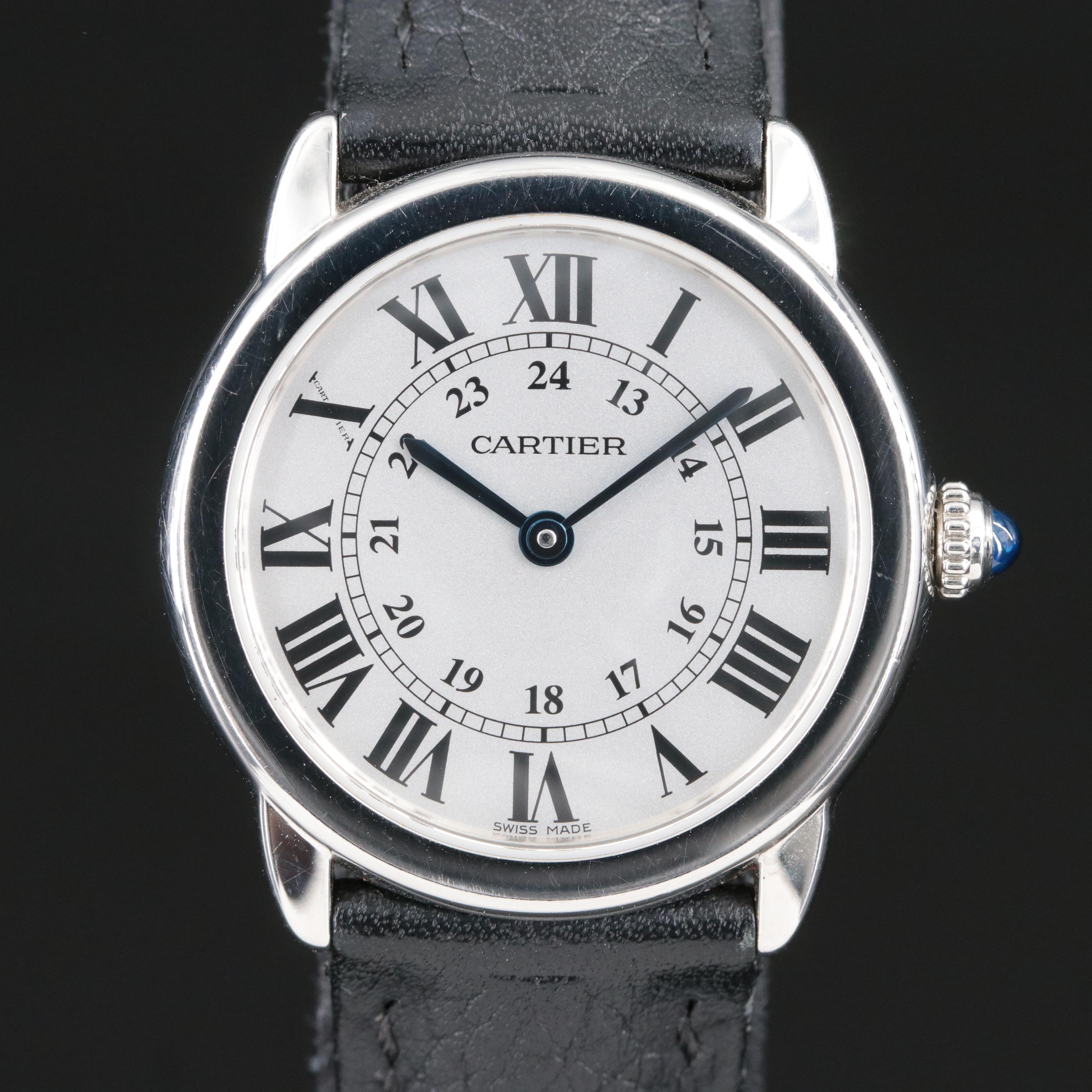 Cartier Ronde Solo de Cartier 29mm Steel Quartz Watch 3601