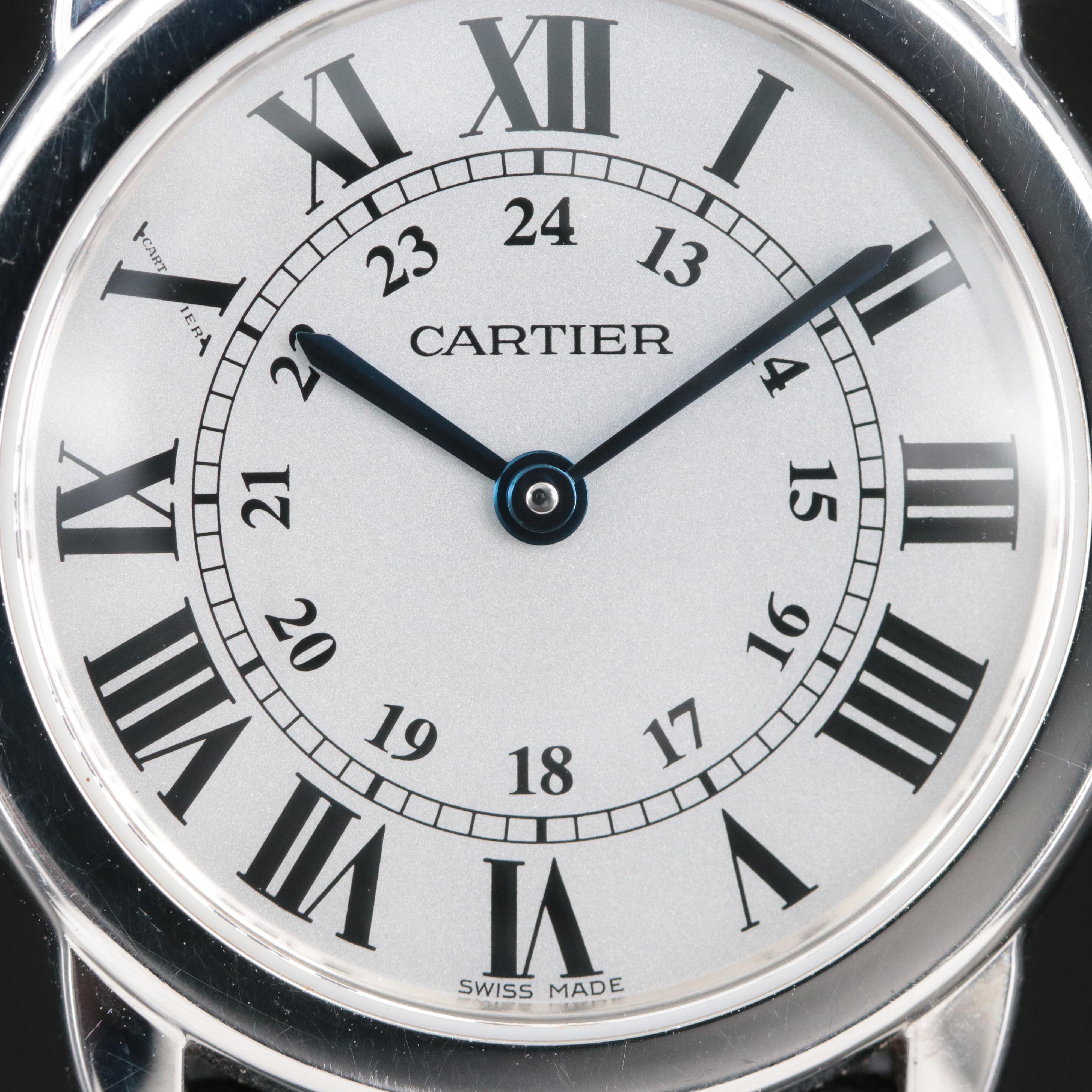 Cartier Ronde Solo de Cartier 29mm Steel Quartz Watch 3601