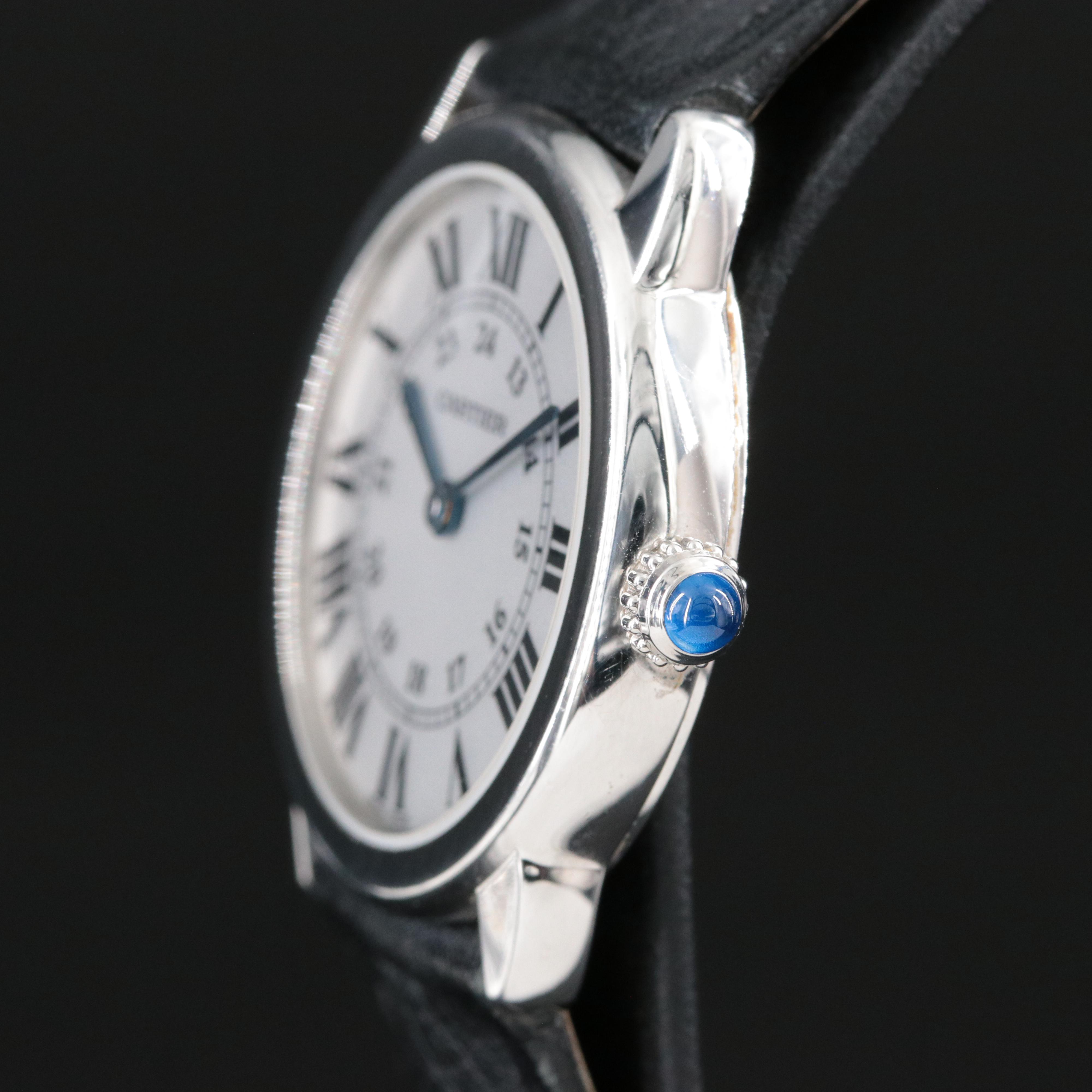 Cartier Ronde Solo de Cartier 29mm Steel Quartz Watch 3601