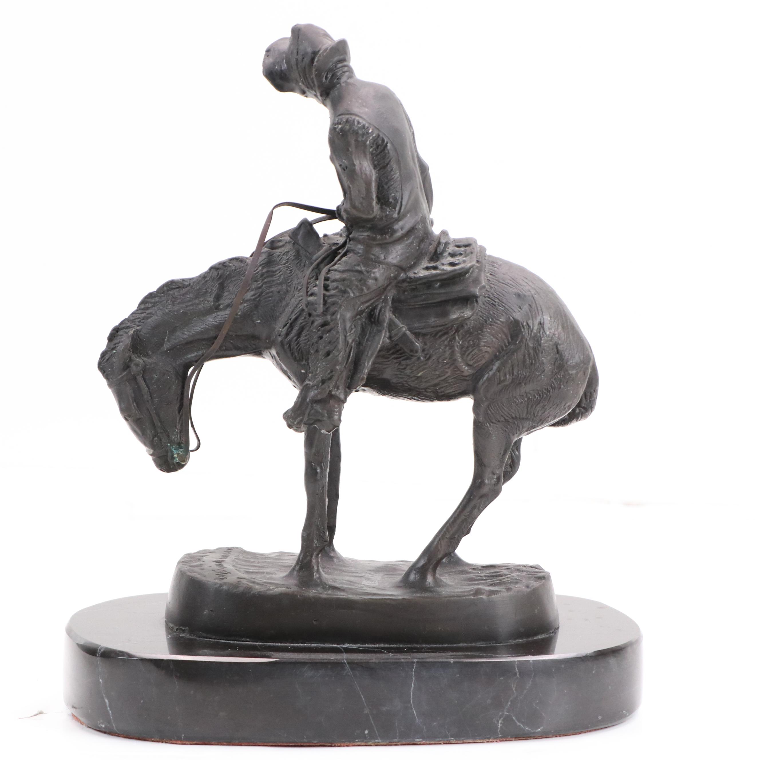 Bronze Sculpture After Frederic Remington "Norther"