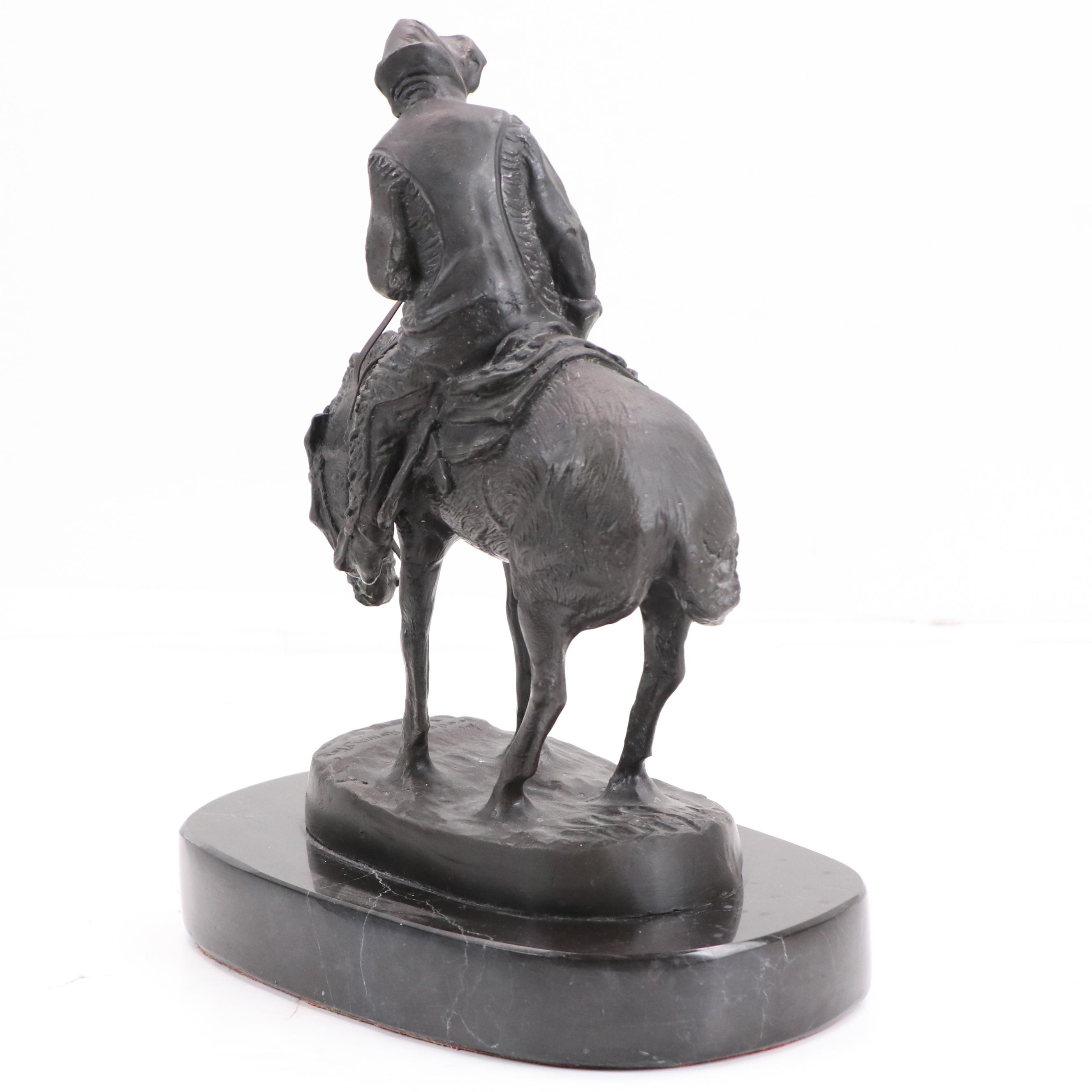 Bronze Sculpture After Frederic Remington "Norther"