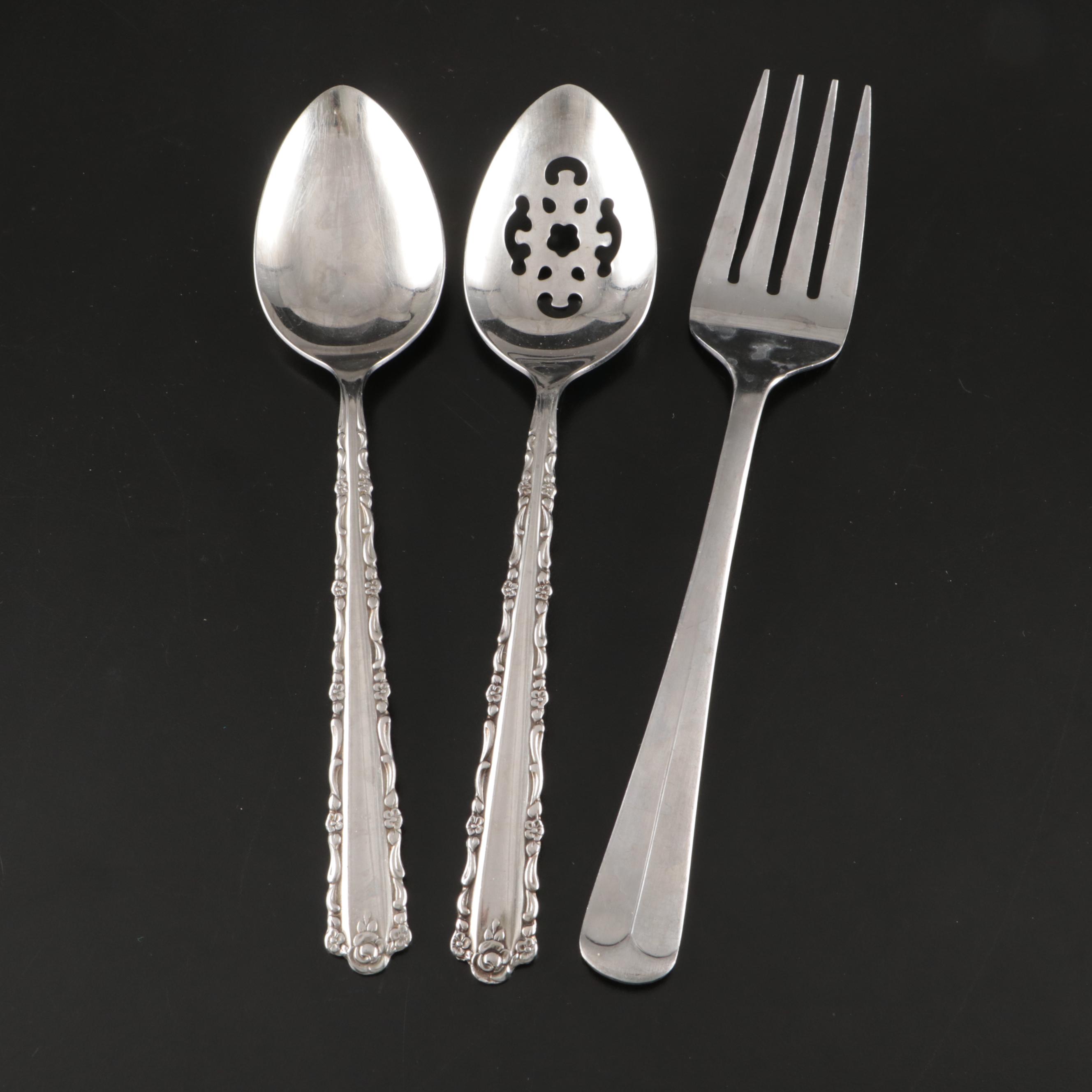 American Silver Plate and Stainless Steel Tableware