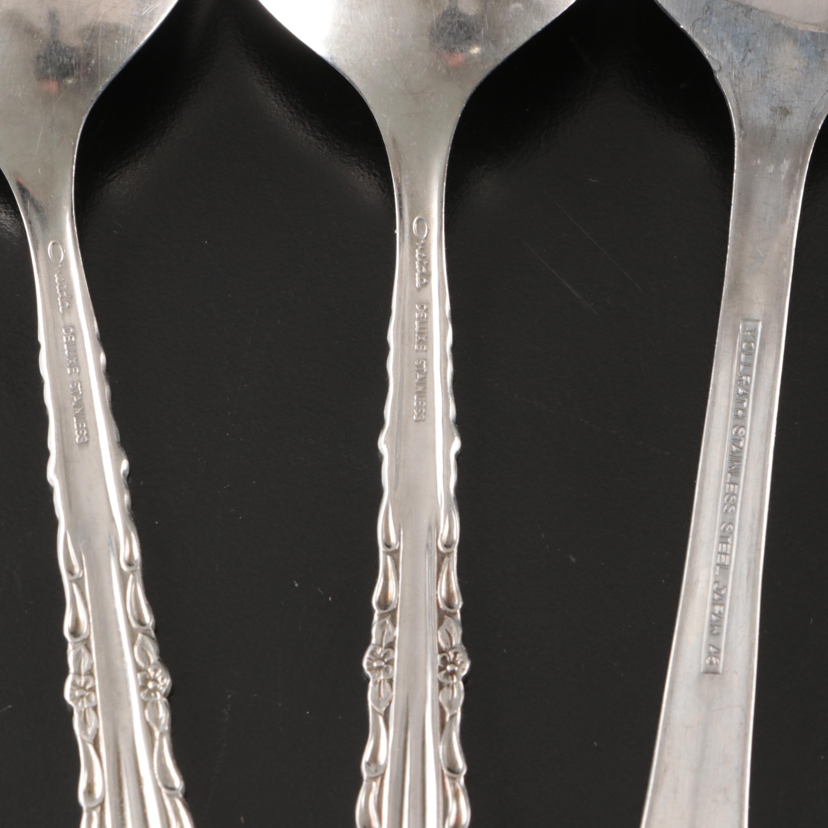 American Silver Plate and Stainless Steel Tableware