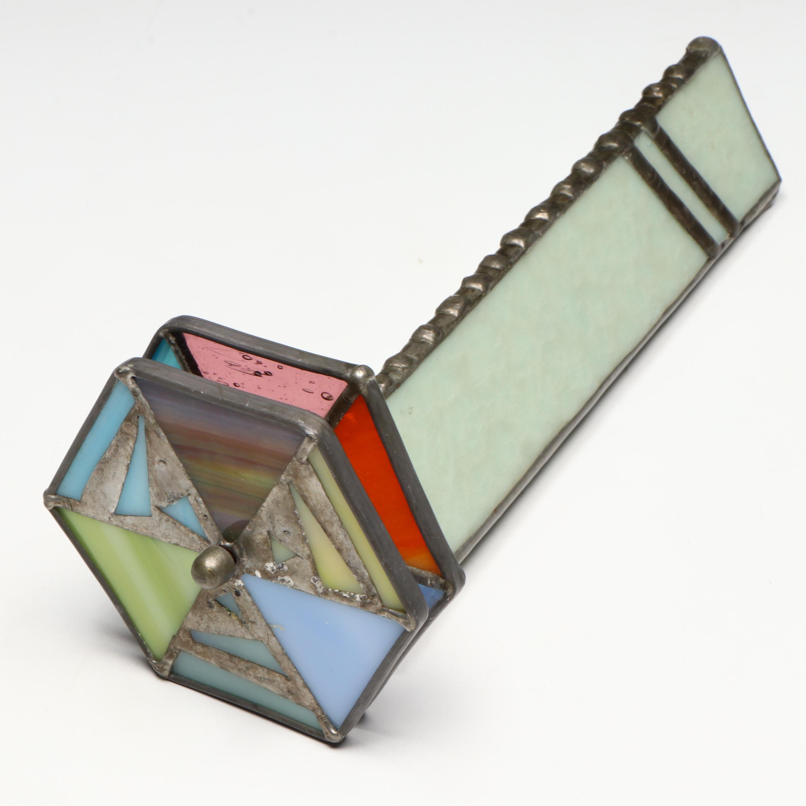 Handmade Glass Kaleidoscopes with Wood Stand