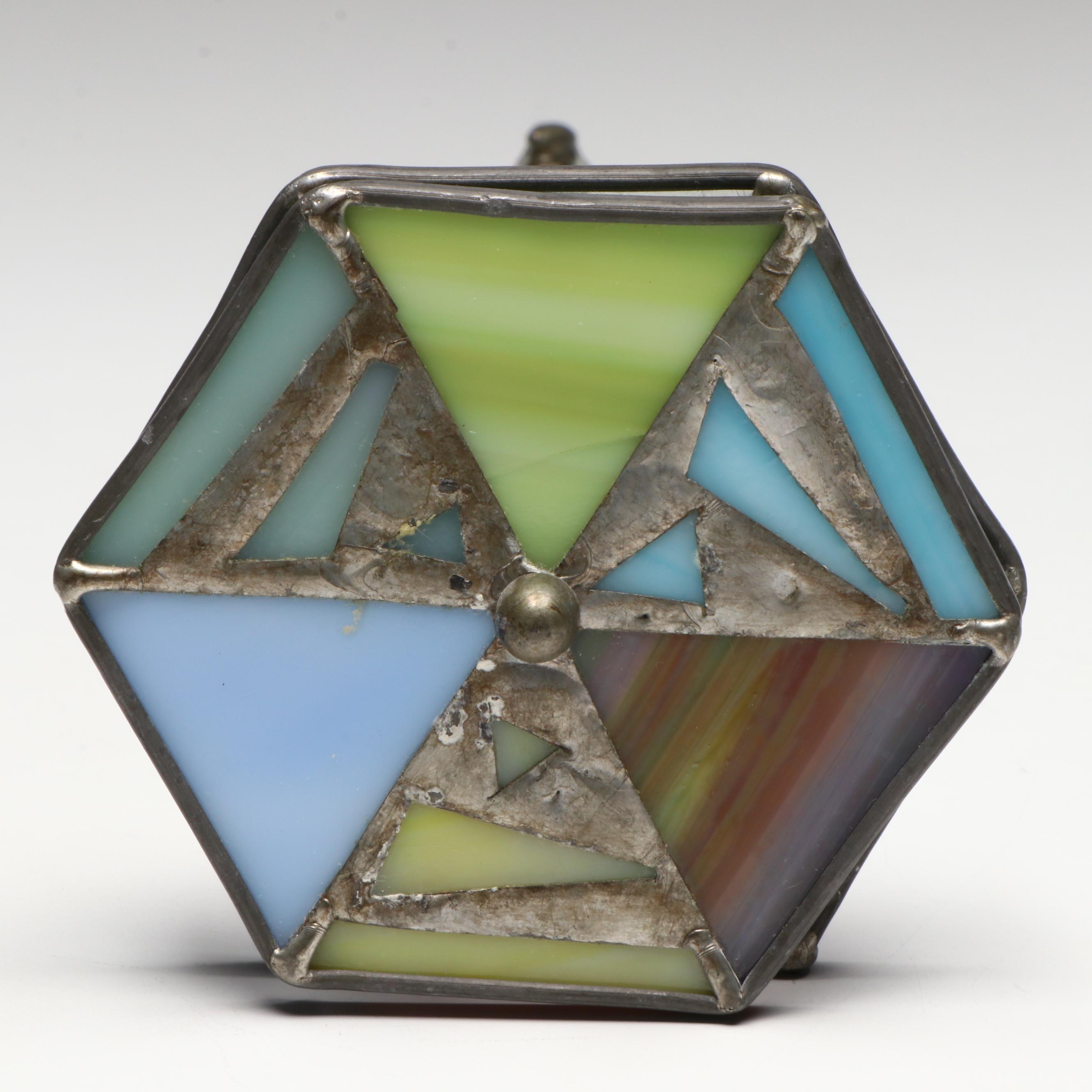 Handmade Glass Kaleidoscopes with Wood Stand