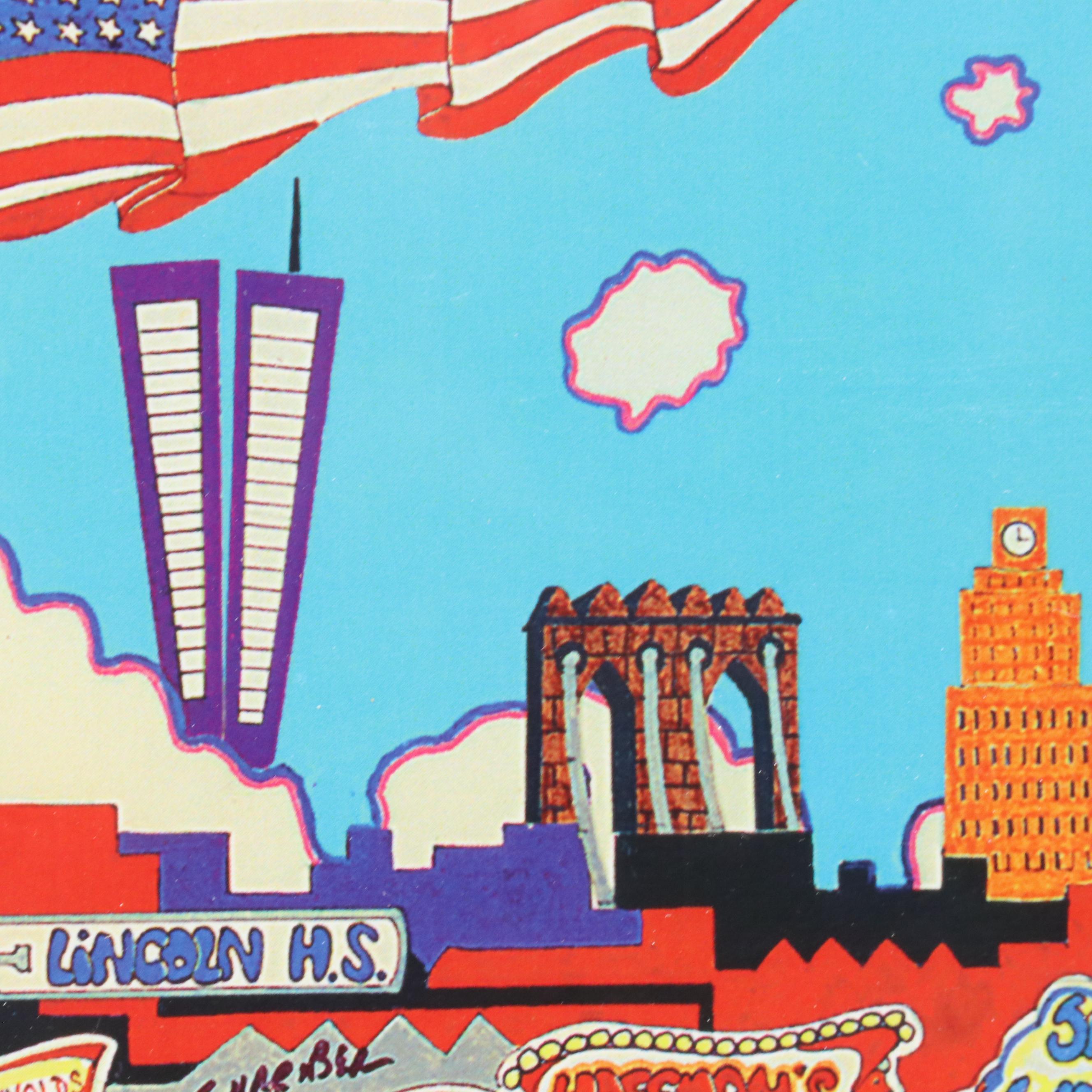 Al Schreiber and Jill Hand Offset Lithograph "Sheepshead Bay"