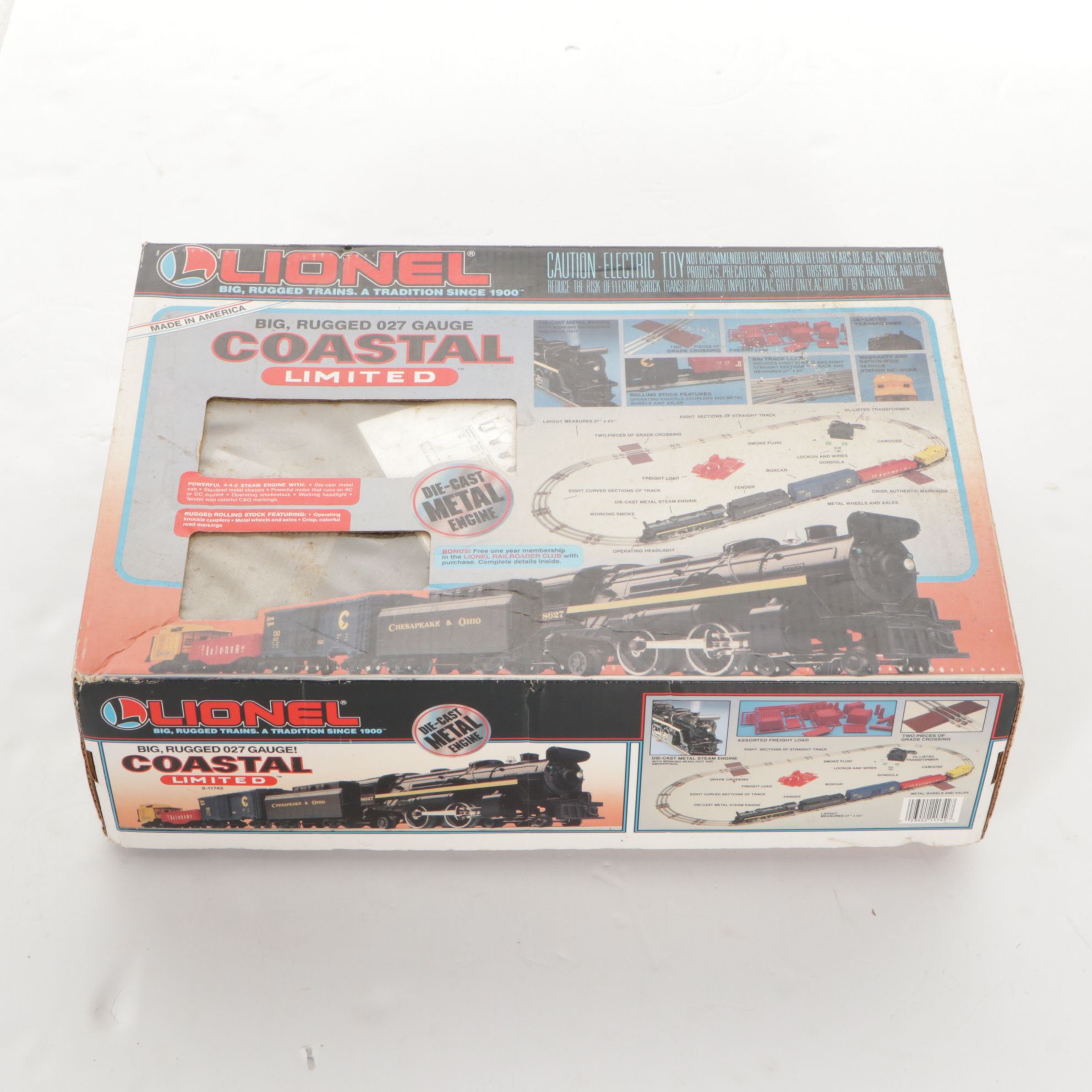 Lionel Coastal Limited 027 Gauge Train Set