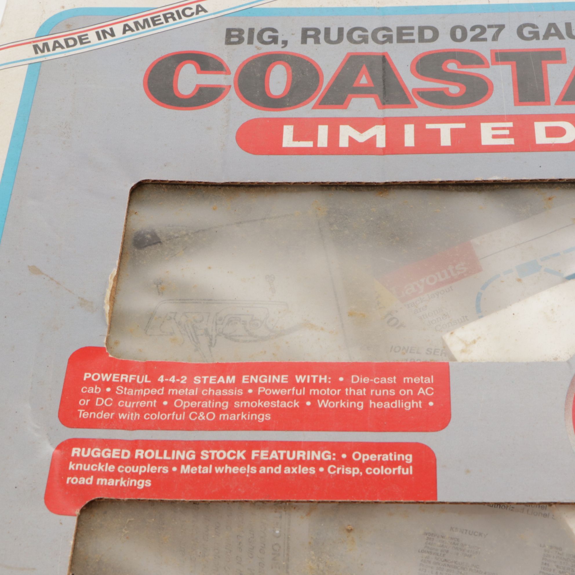 Lionel Coastal Limited 027 Gauge Train Set