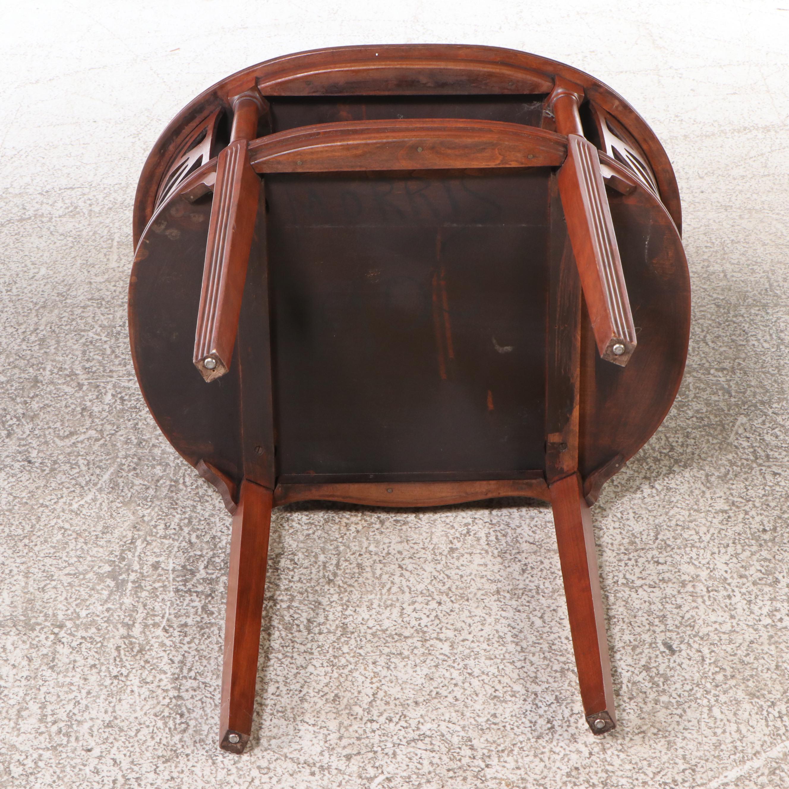 Regency Style Mahogany Side Table
