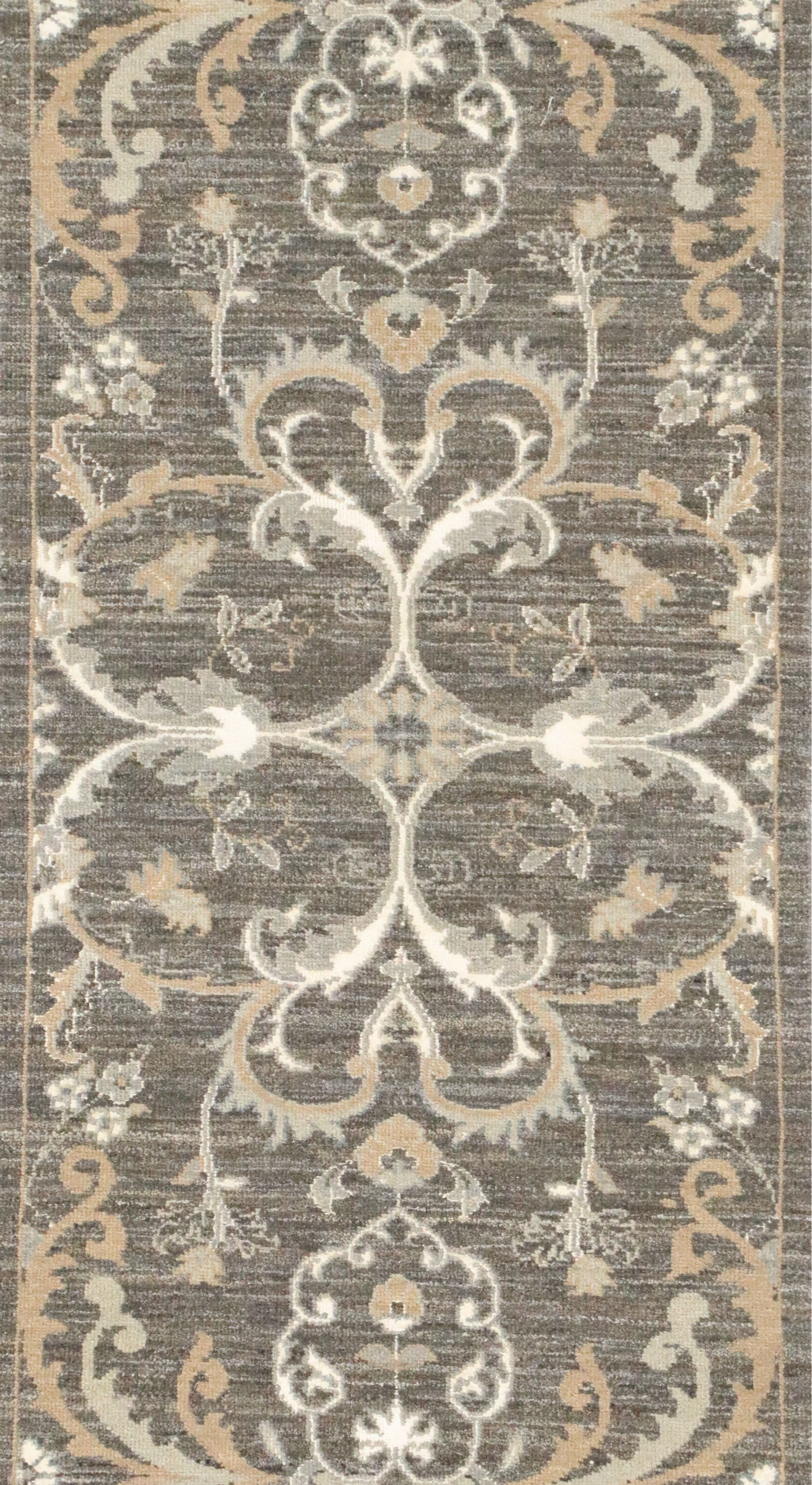 2'6 x 13'7 Hand-Knotted Pakistani Peshawar Carpet Runner Long Rug