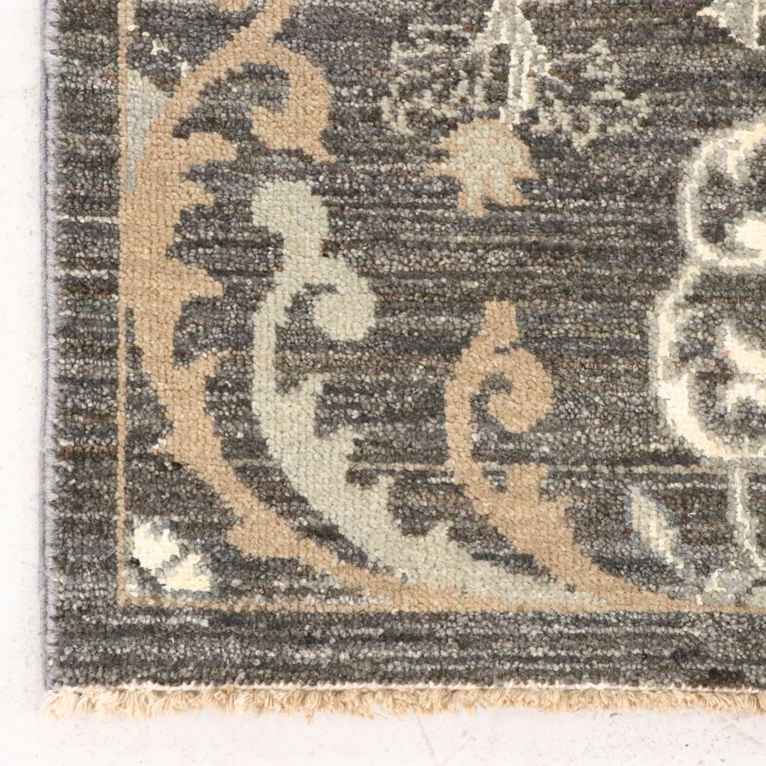 2'6 x 13'7 Hand-Knotted Pakistani Peshawar Carpet Runner Long Rug