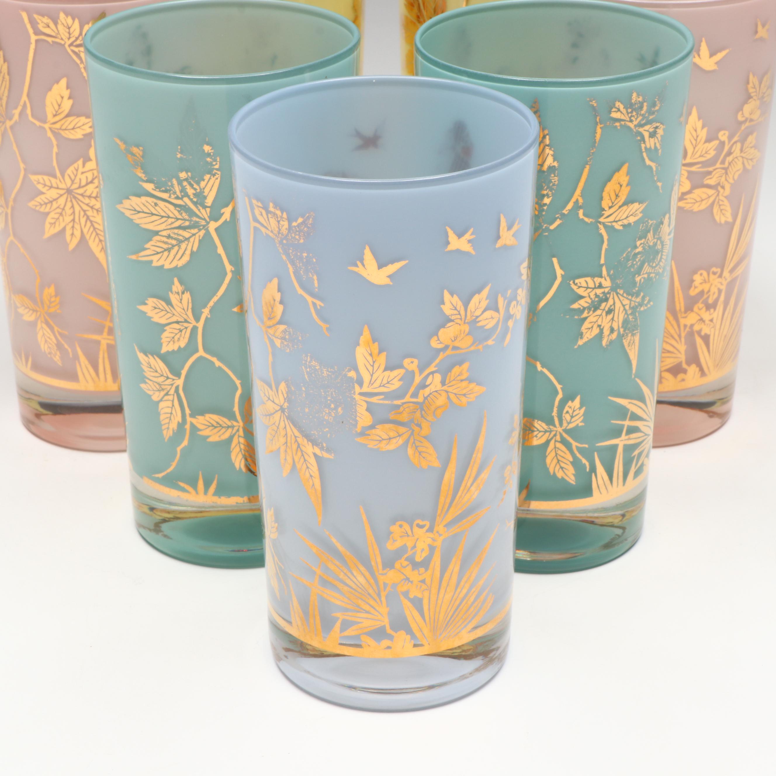 William A. Meier Mid Century Modern Style Tumblers, Mid to Late 20th Century