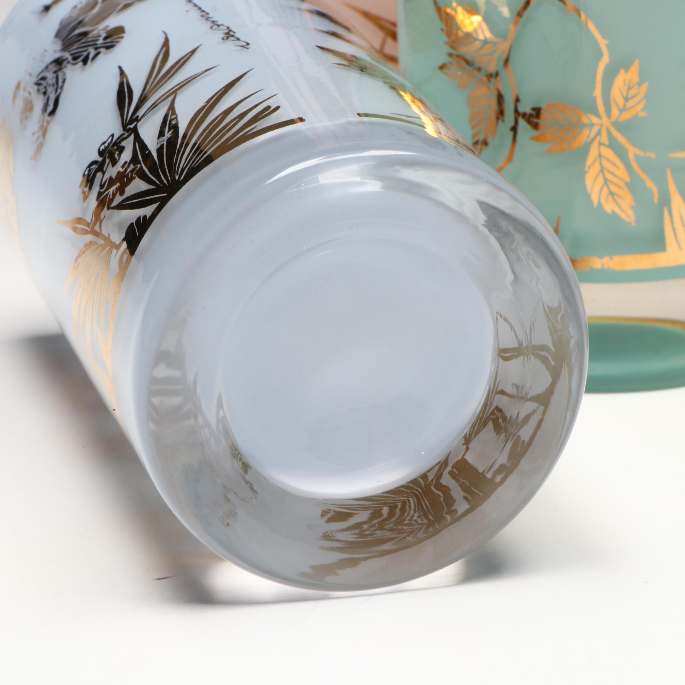 William A. Meier Mid Century Modern Style Tumblers, Mid to Late 20th Century