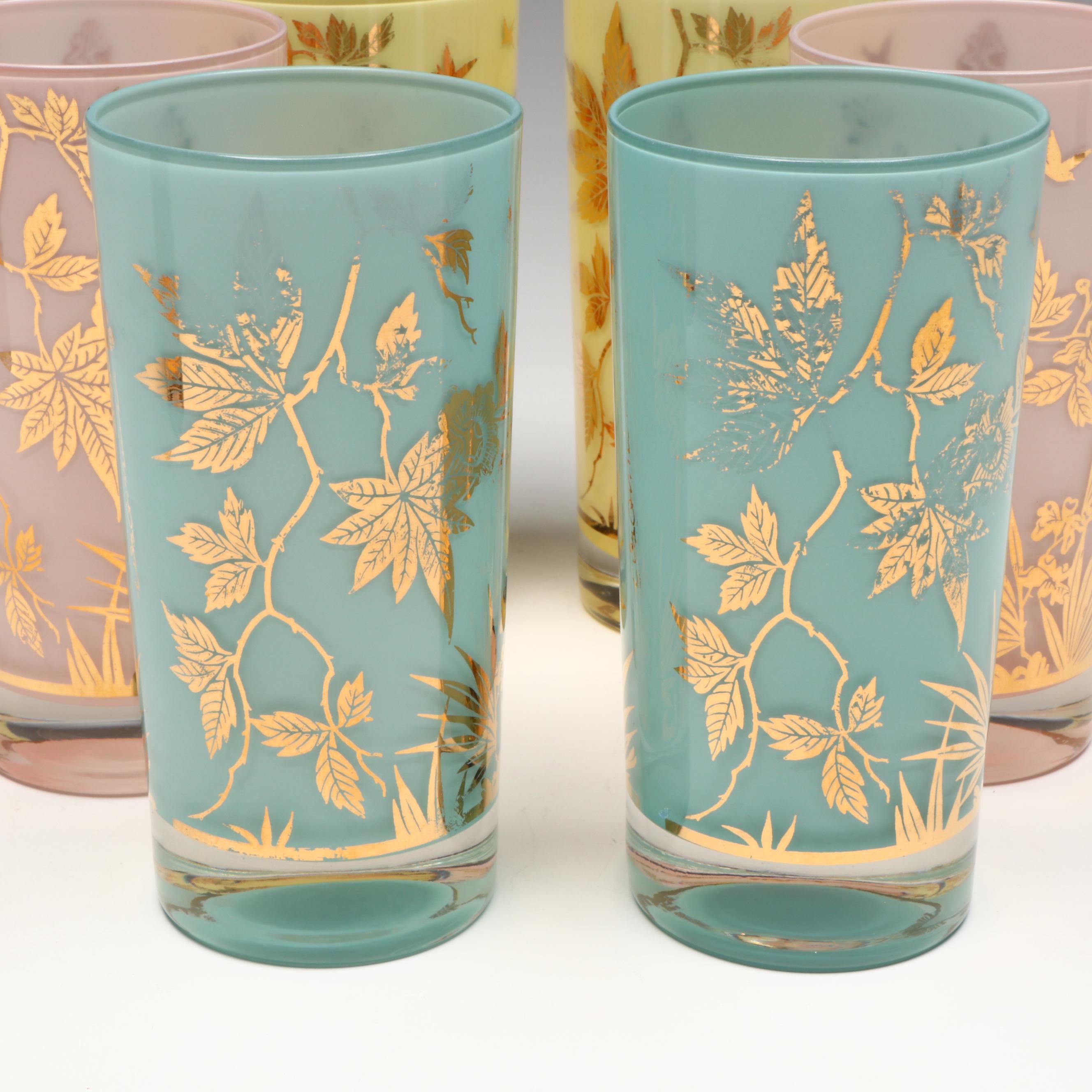 William A. Meier Mid Century Modern Style Tumblers, Mid to Late 20th Century