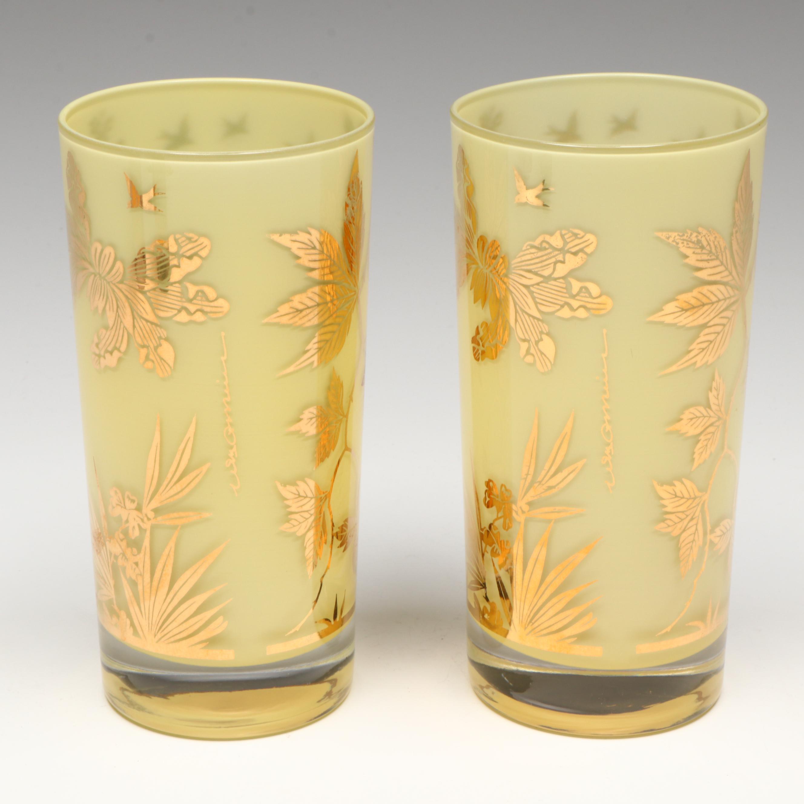 William A. Meier Mid Century Modern Style Tumblers, Mid to Late 20th Century
