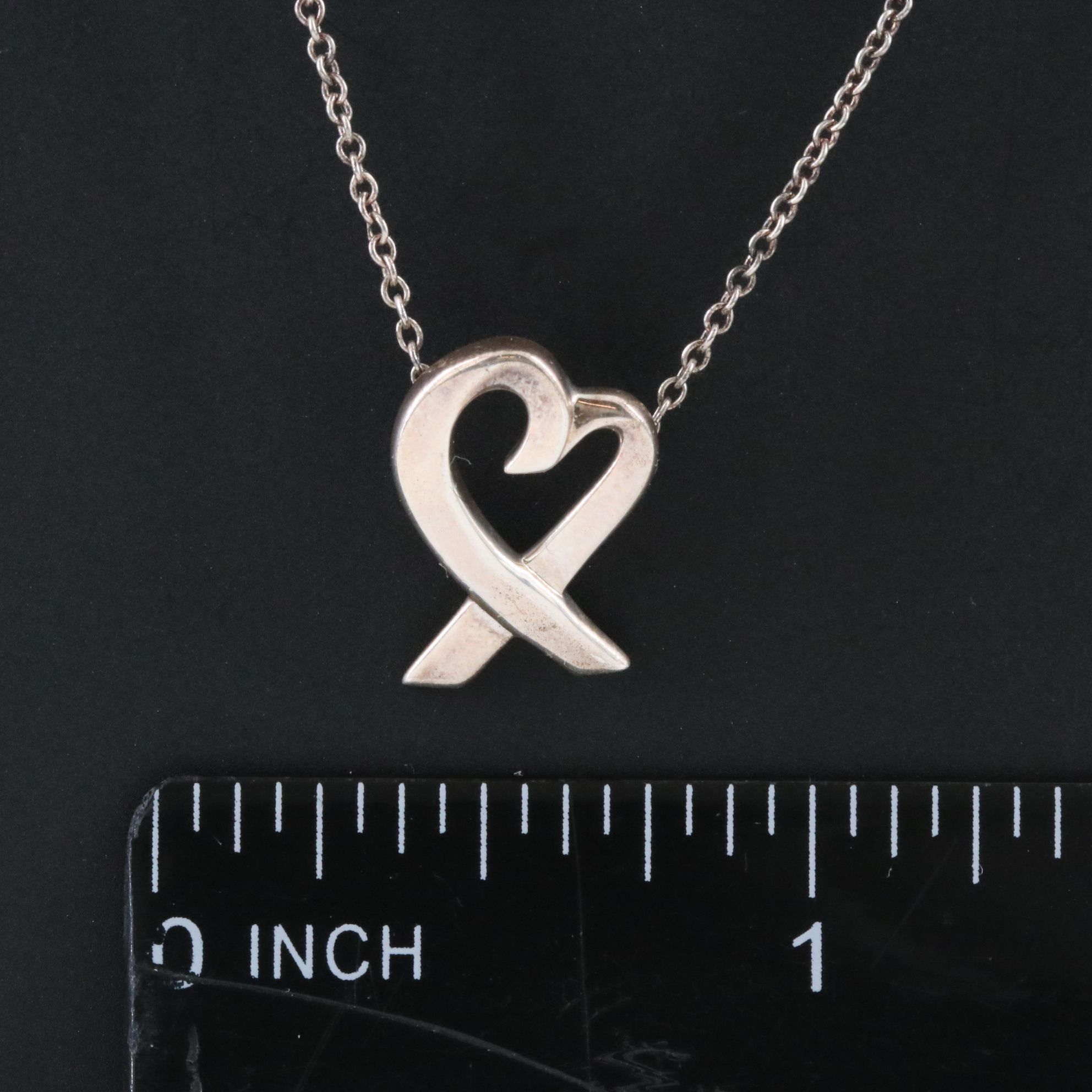 Paloma Picasso for Tiffany & Co. Sterling Loving Heart Necklace
