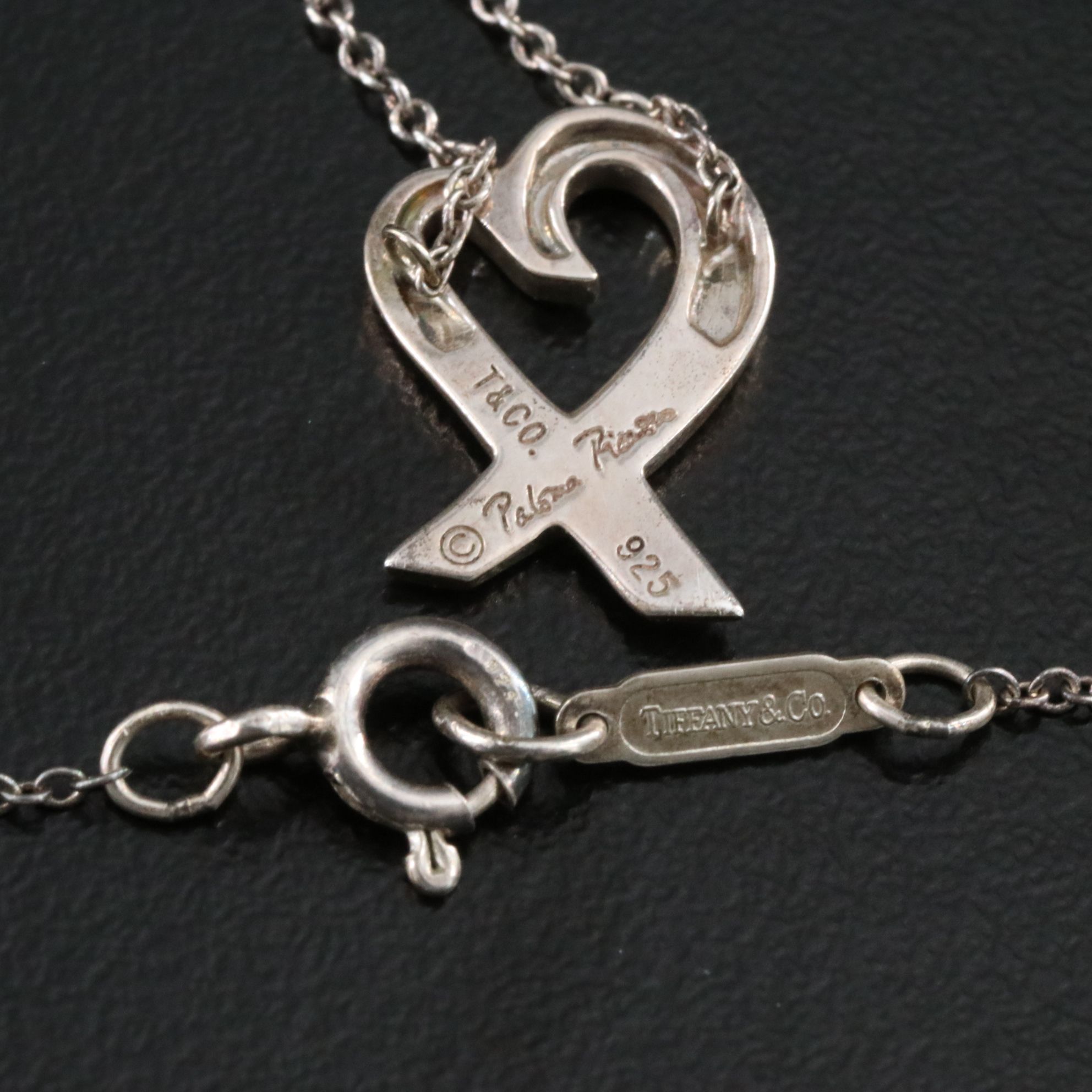 Paloma Picasso for Tiffany & Co. Sterling Loving Heart Necklace