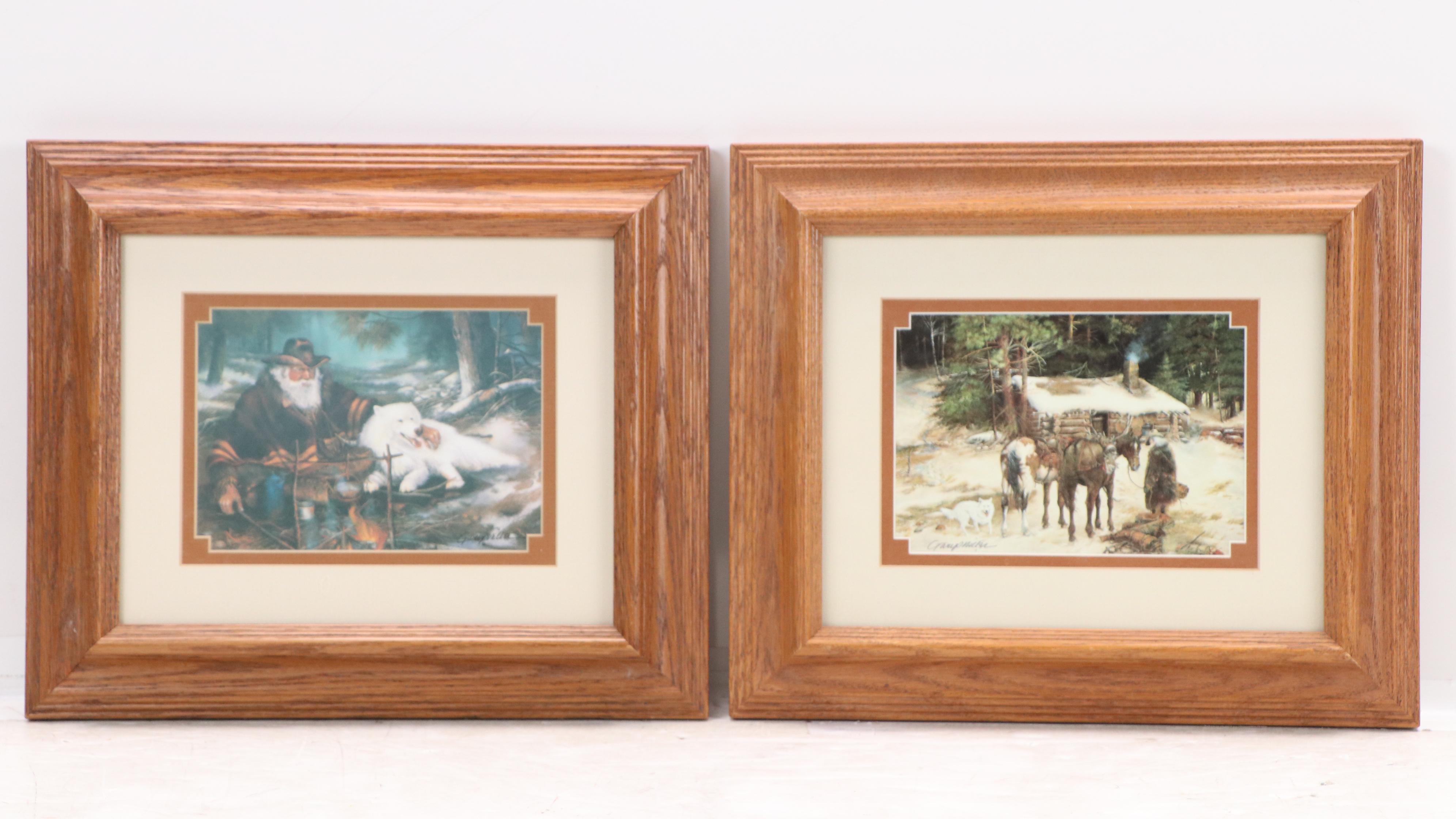 Gary P. Miller Offset Lithographs from "Mountain Pals" Series