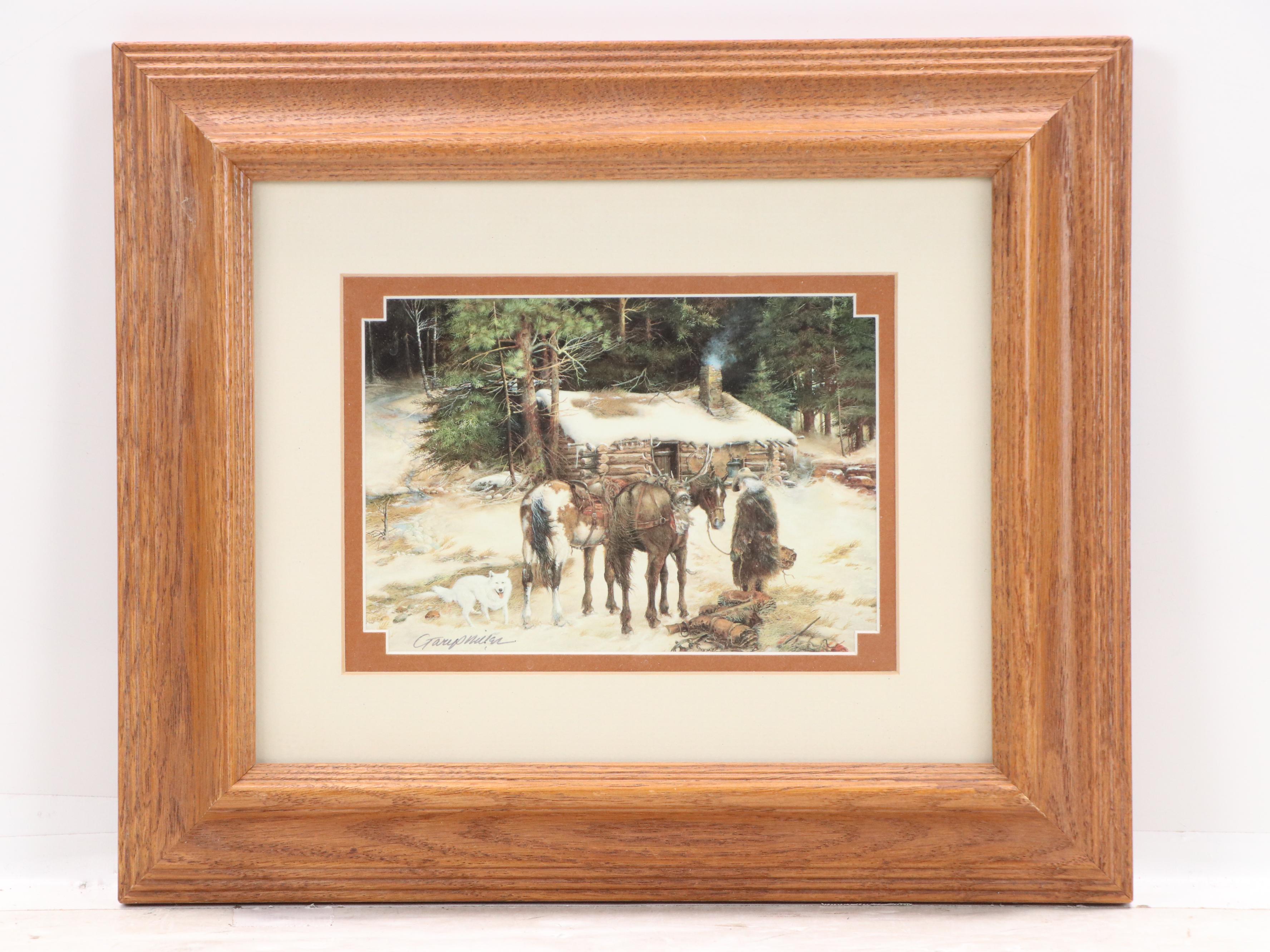 Gary P. Miller Offset Lithographs from "Mountain Pals" Series