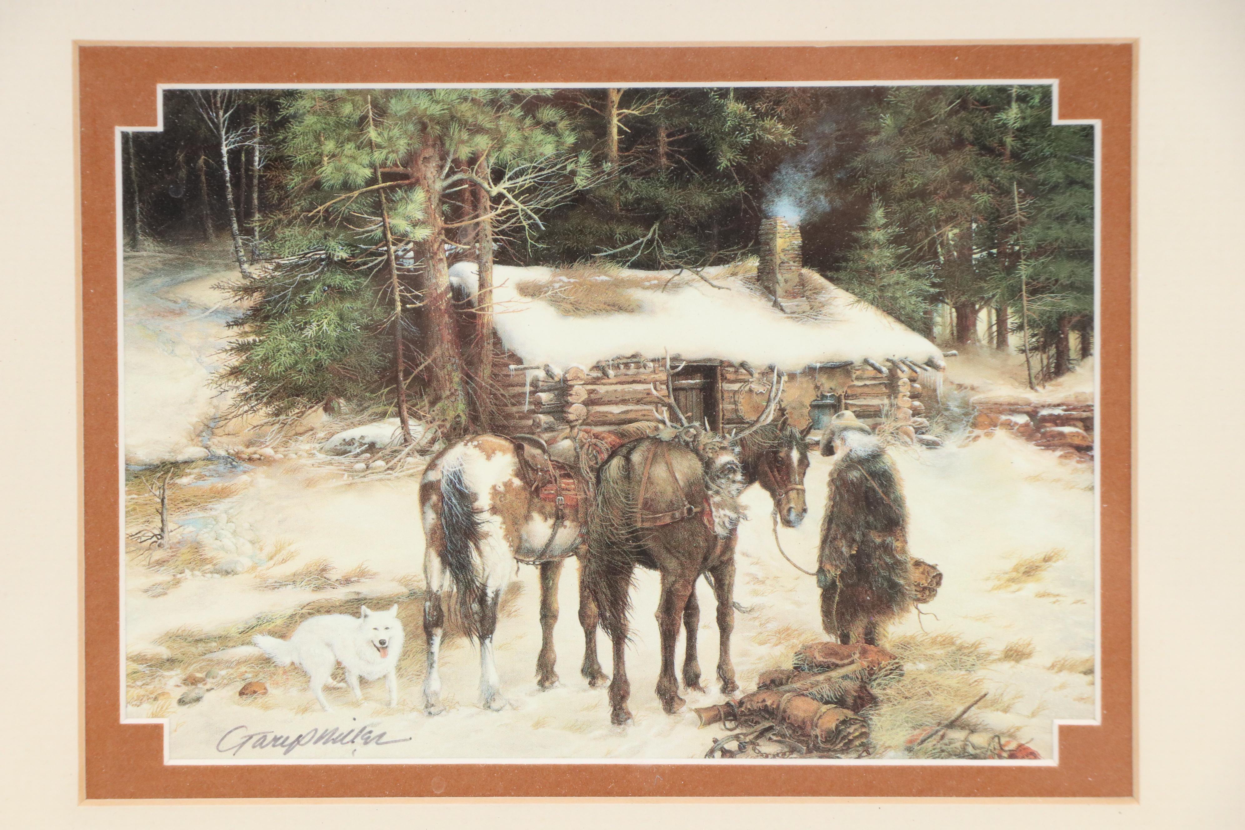 Gary P. Miller Offset Lithographs from "Mountain Pals" Series