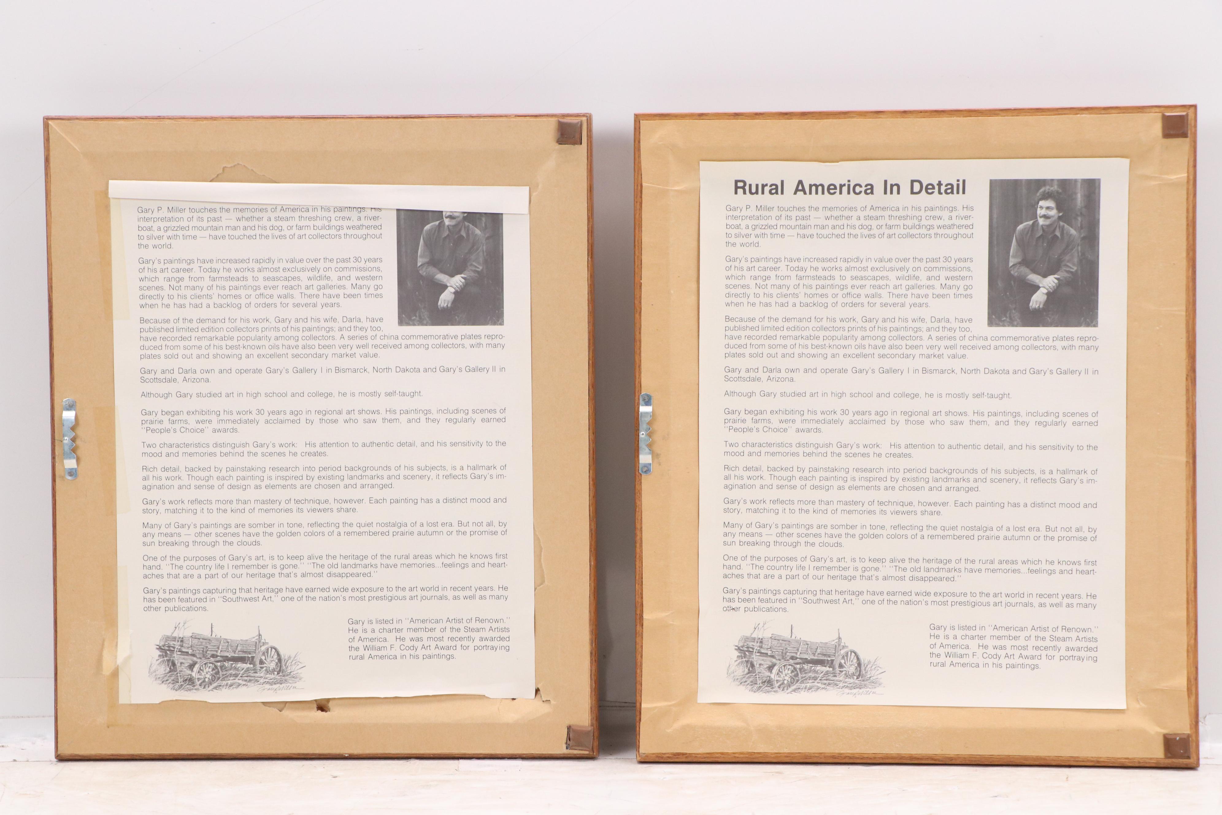 Gary P. Miller Offset Lithographs from "Mountain Pals" Series