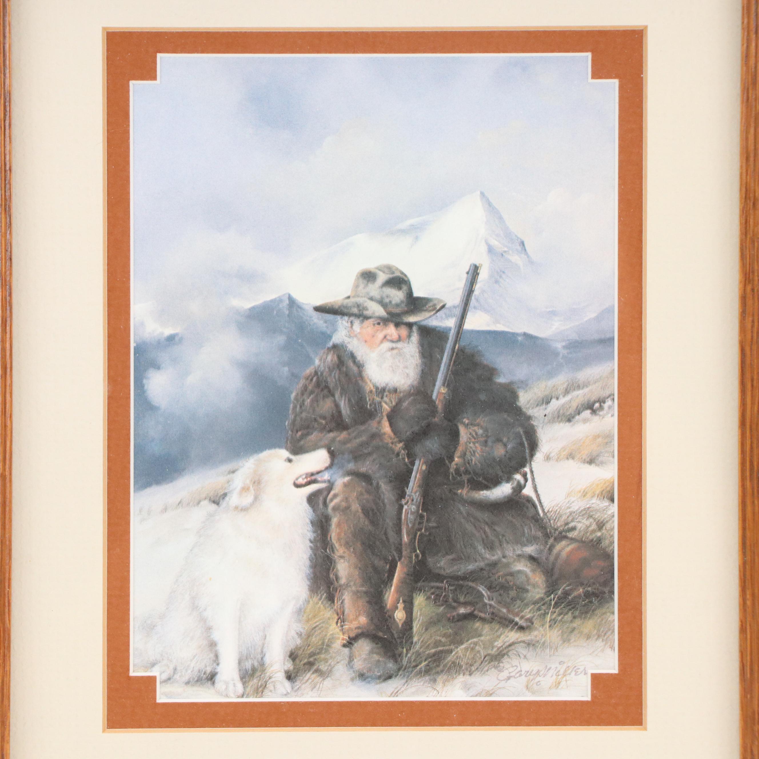 Gary P. Miller Offset Lithographs from "Mountain Pals" Series