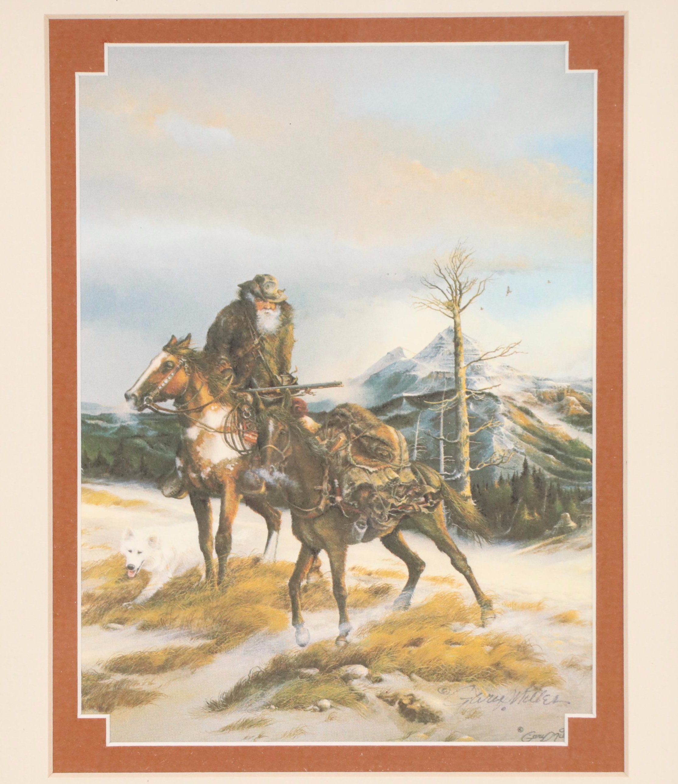 Gary P. Miller Offset Lithographs from "Mountain Pals" Series