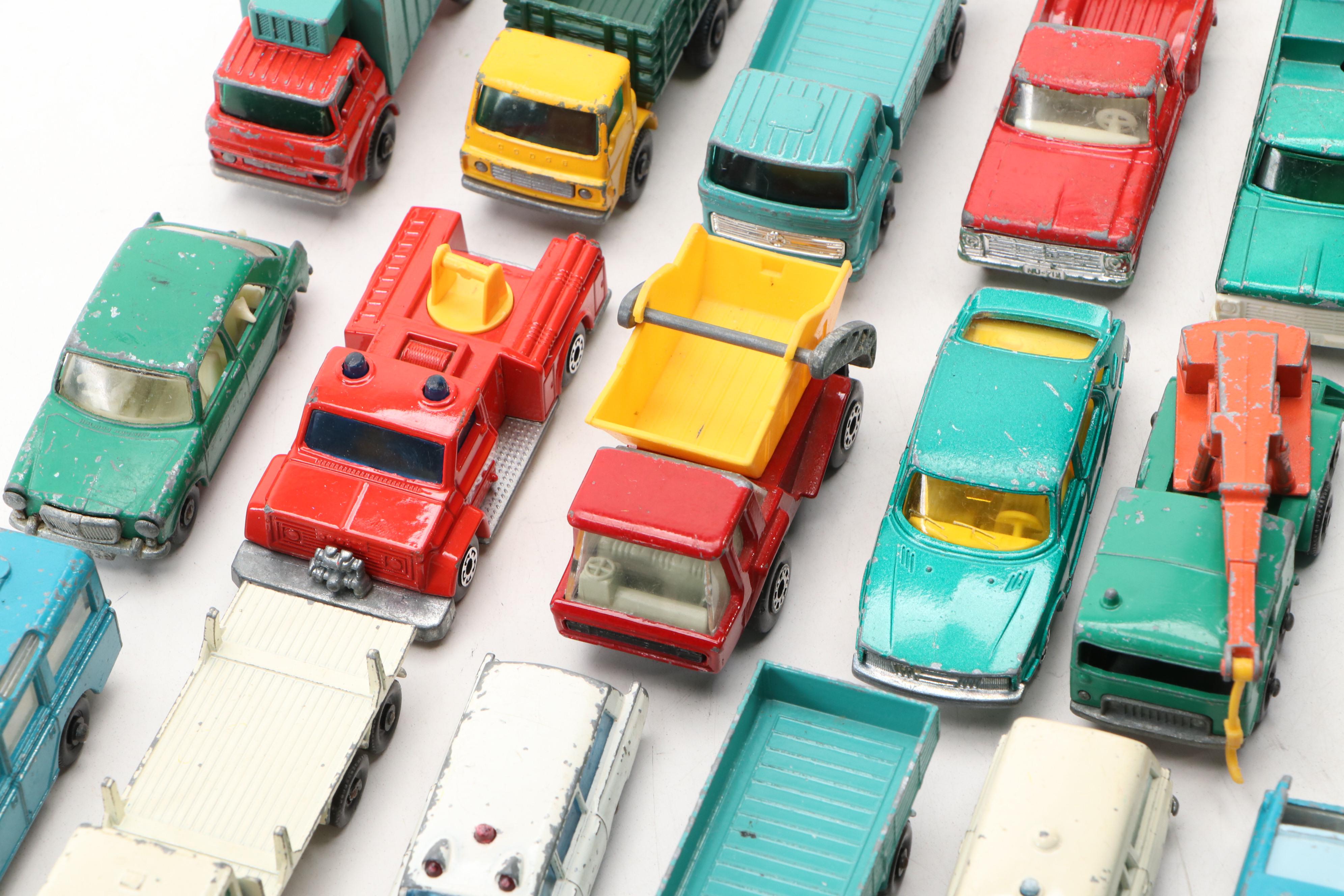 Lesney Matchbox "Fiat 1500," "Kennel Truck" and More Toy Cars
