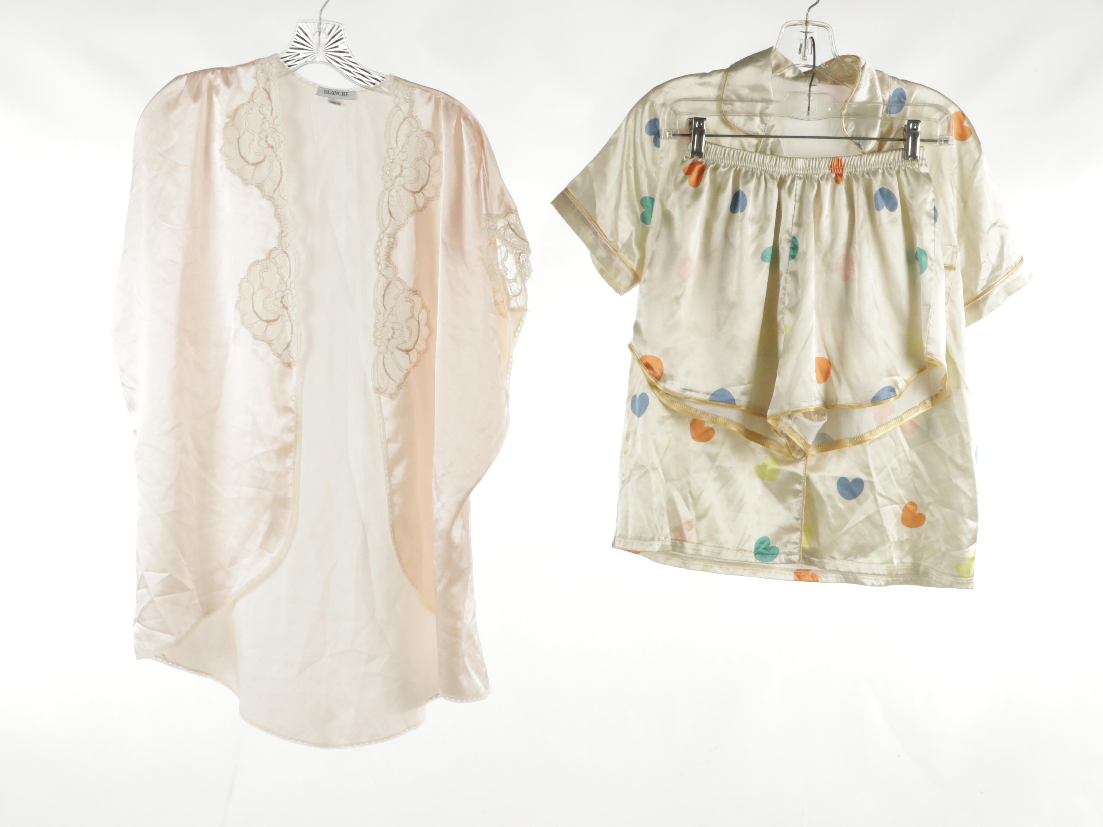 Lindsey Roscoe, La Perla and Other Tank Tops, Pajama Sets and Open Robe