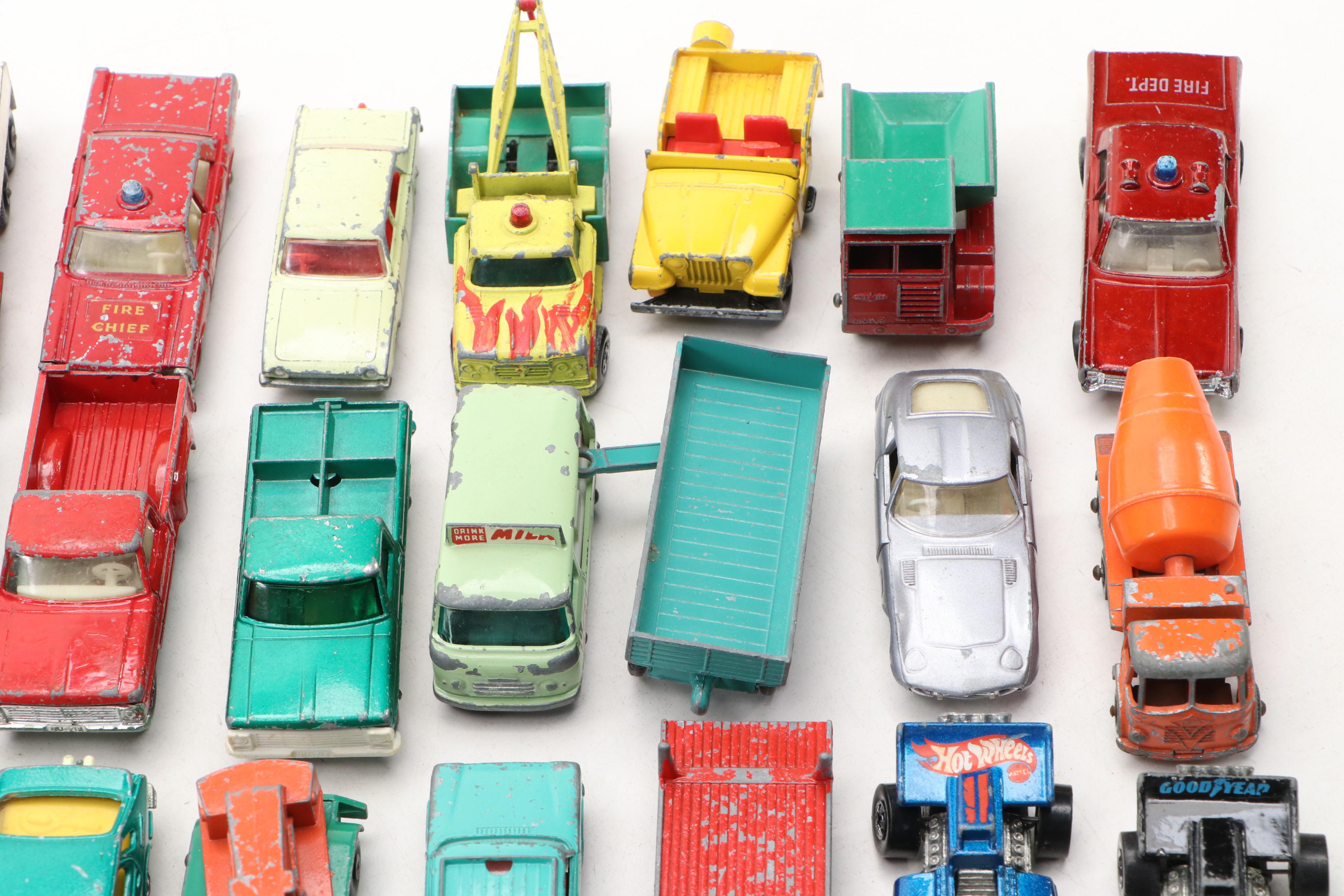Lesney Matchbox "Fiat 1500," "Kennel Truck" and More Toy Cars