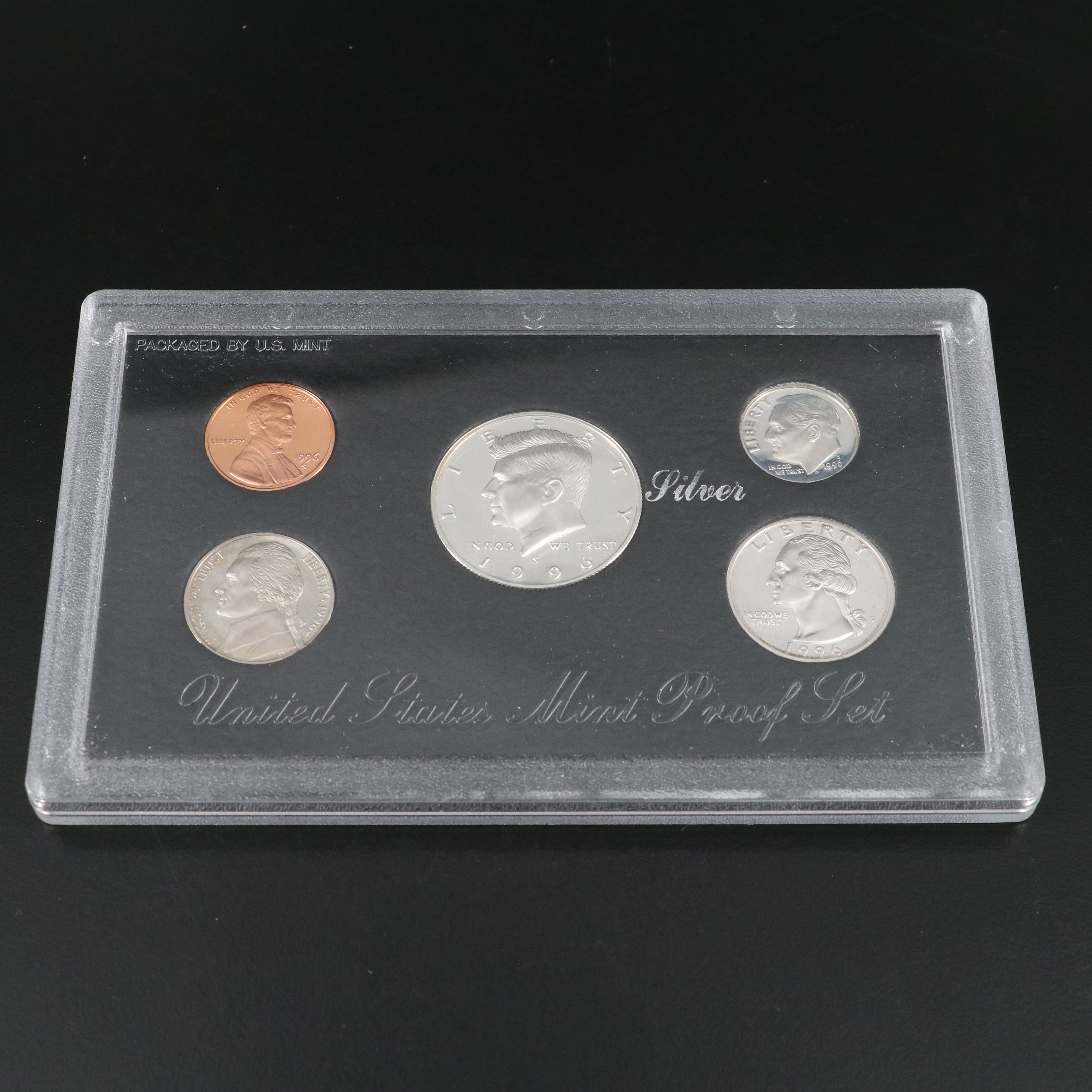 Three United States Modern Silver Proof Sets, 1992, 1995, and 1996
