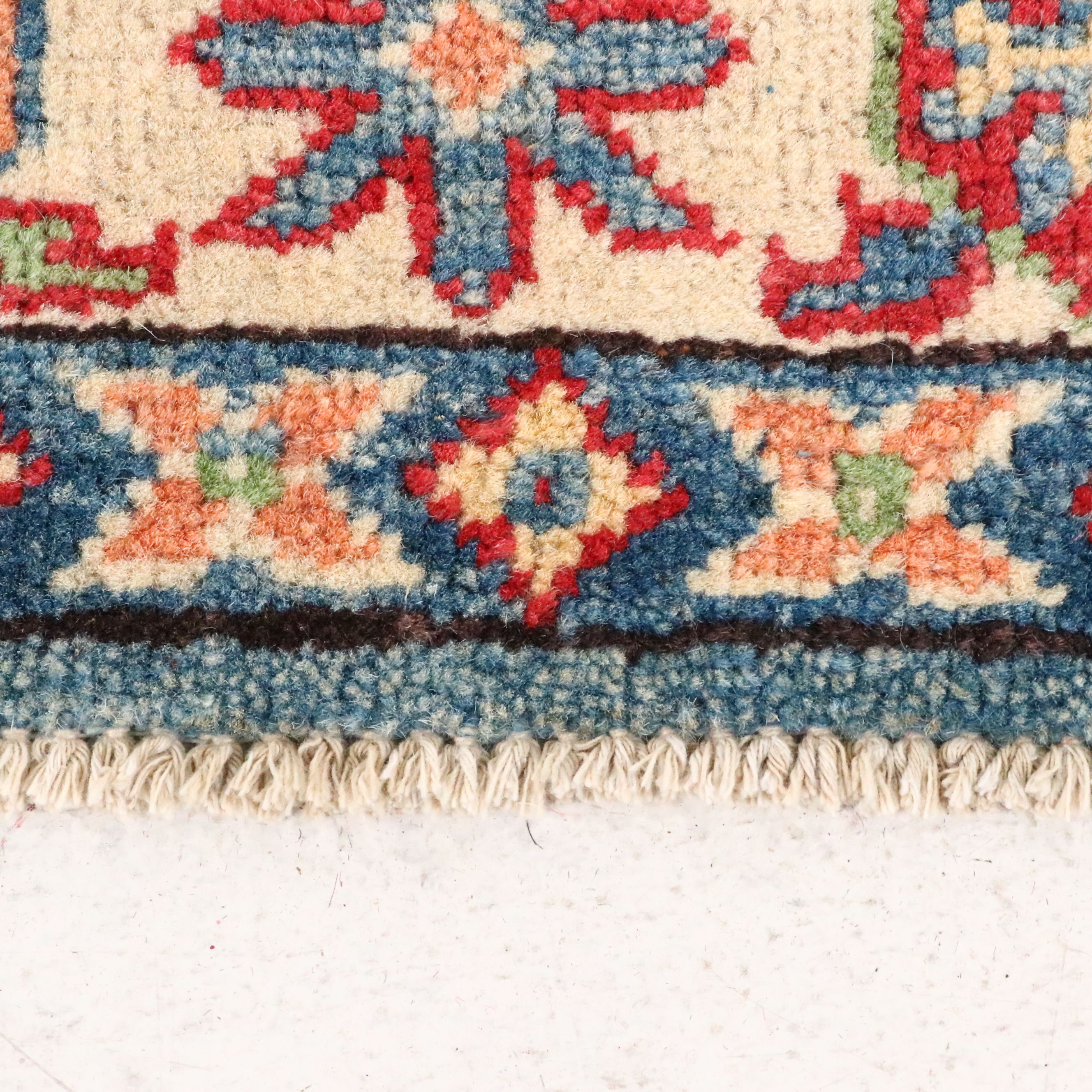 2'9 x 9'8 Hand-Knotted Afghan Kazak Carpet Runner Long Rug
