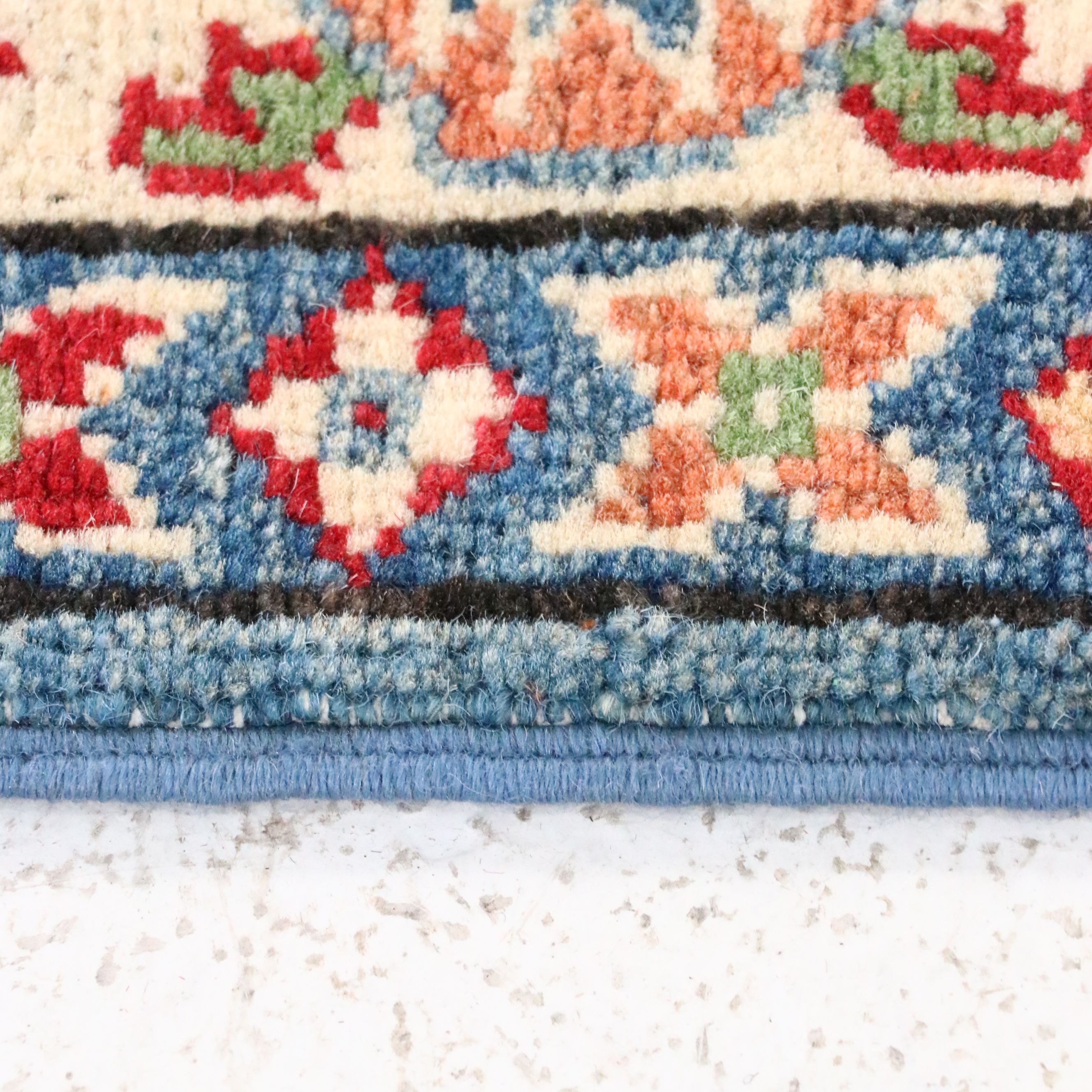 2'9 x 9'8 Hand-Knotted Afghan Kazak Carpet Runner Long Rug