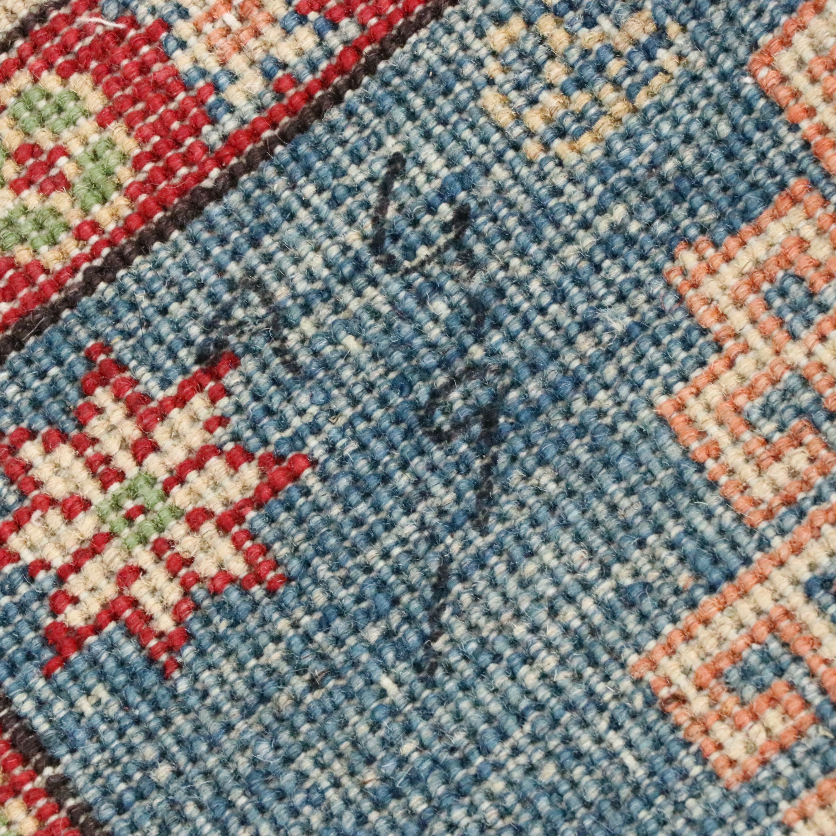 2'9 x 9'8 Hand-Knotted Afghan Kazak Carpet Runner Long Rug