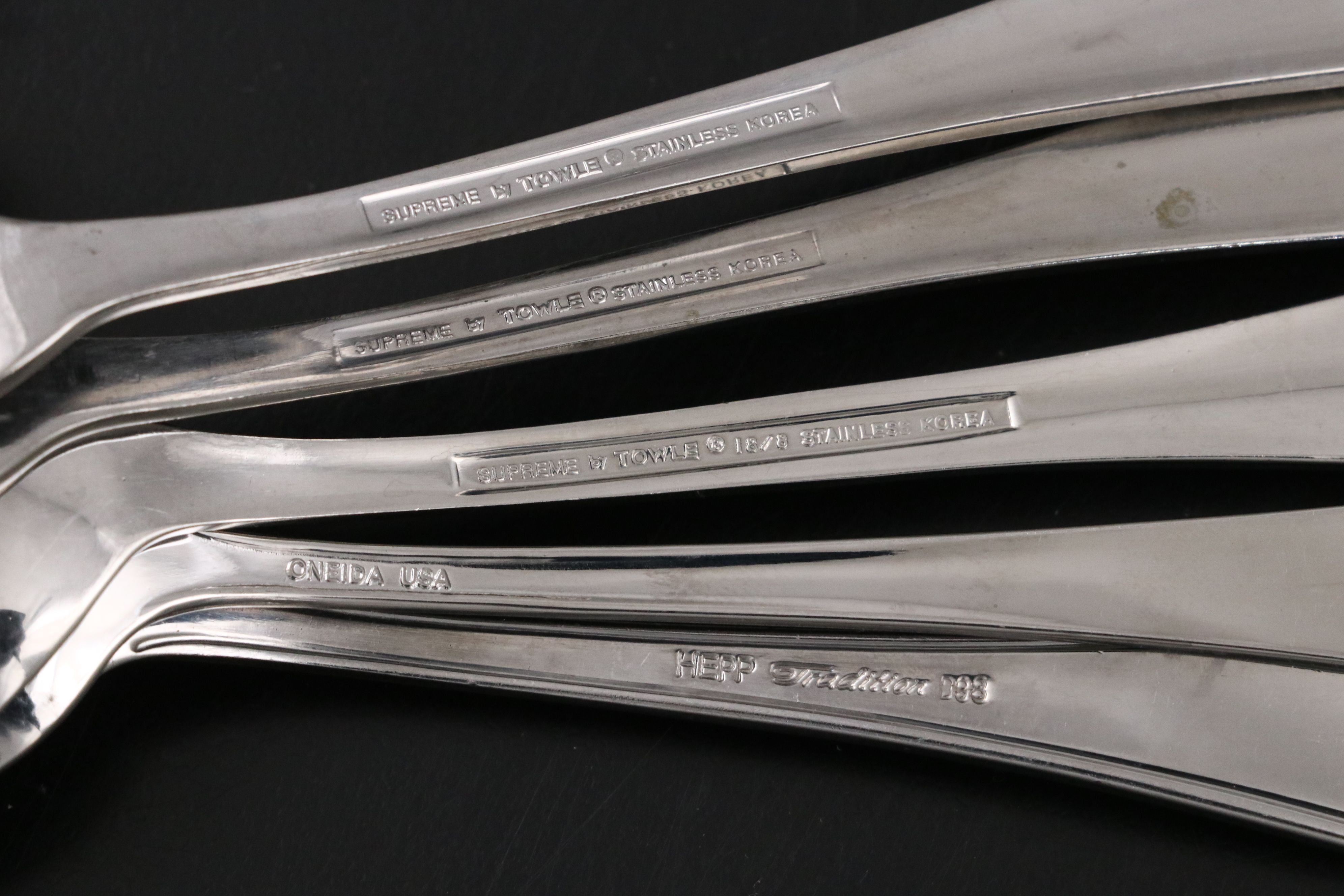 Oneida "Flight-Reliance," Towle "Supreme" and More Stainless Steel Flatware