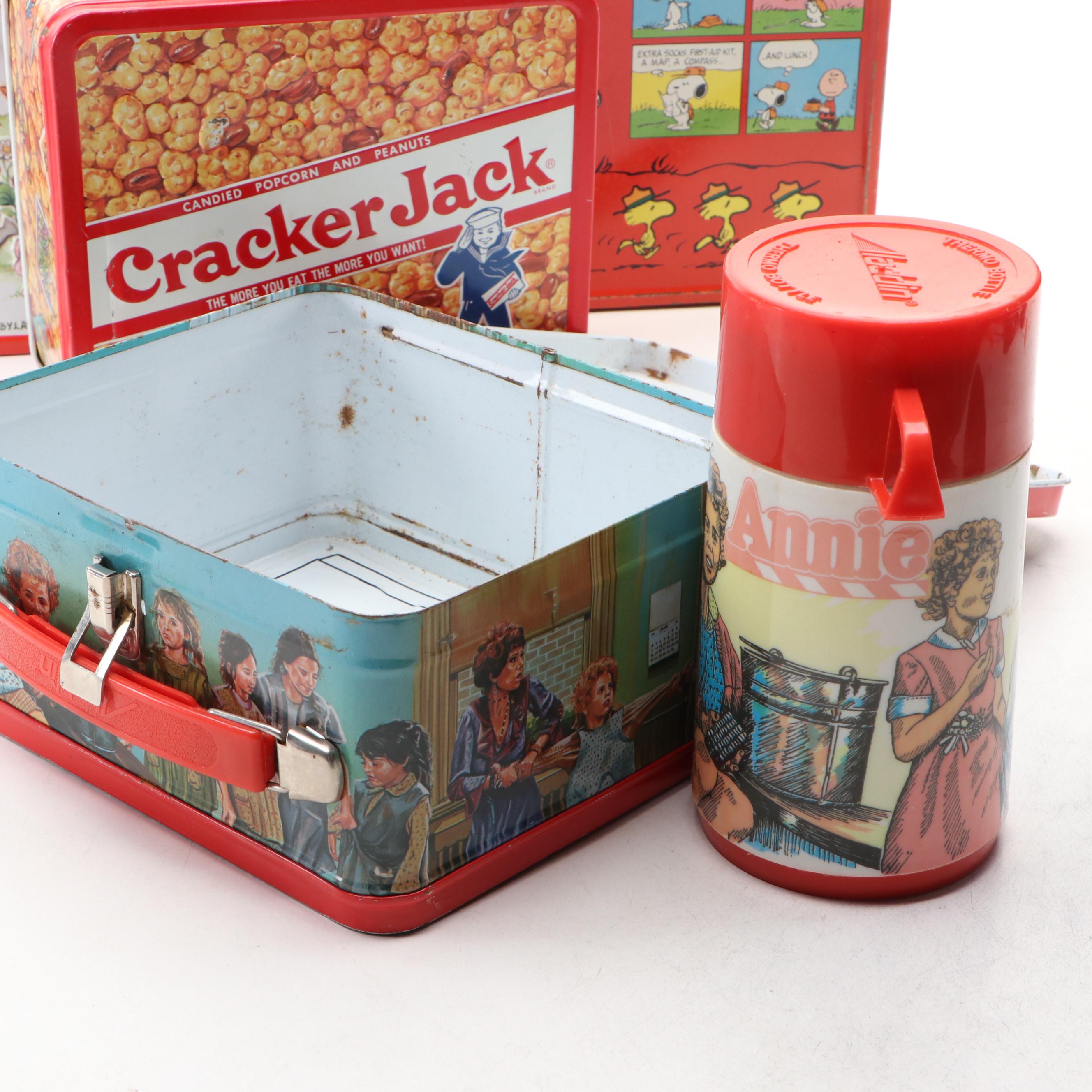 Aladdin "Strawberry Shortcake," "Annie" and More Lunchboxes, Mid to Late 20th C.