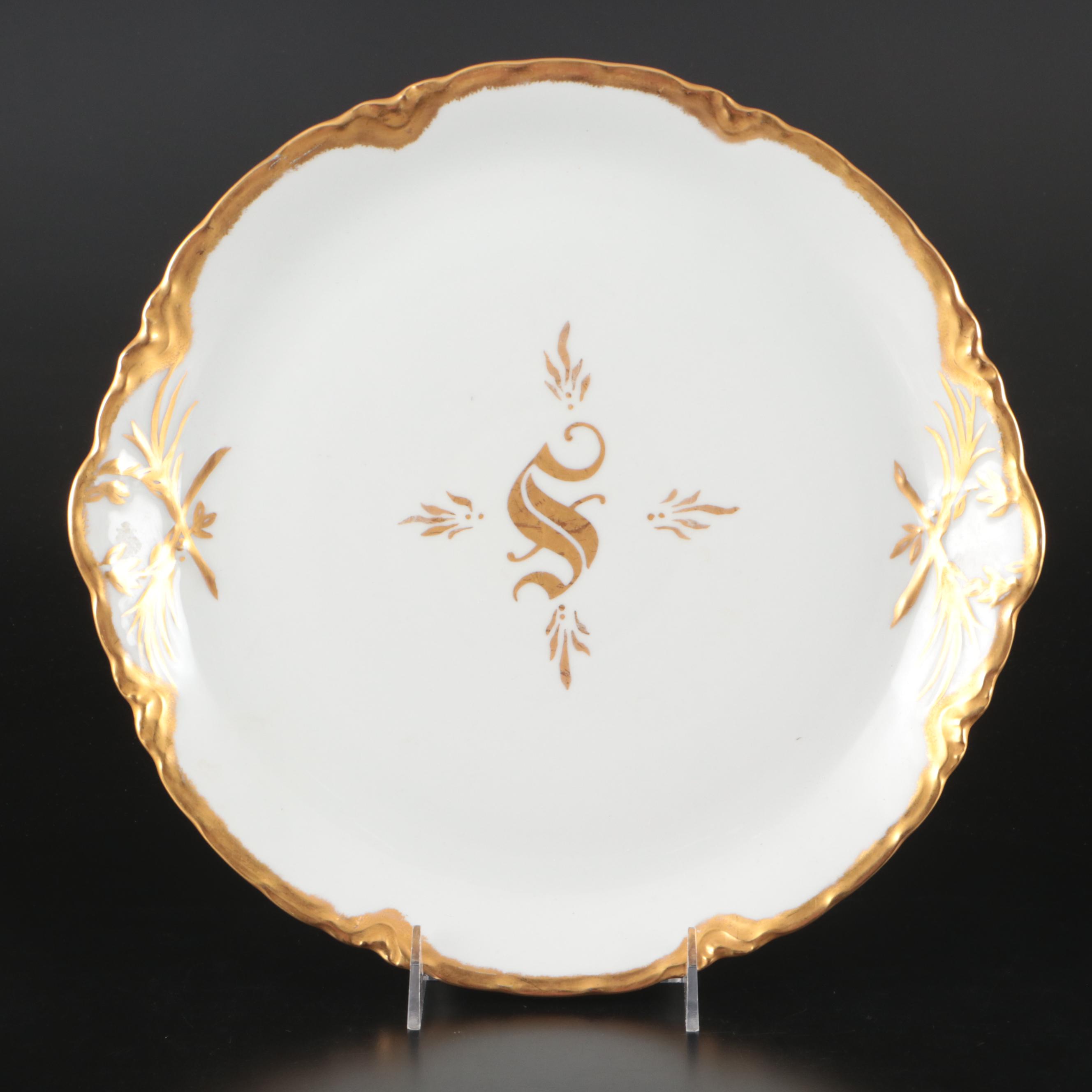 Noritake and Hutschenreuther Floral Porcelain Serveware, Mid-20th Century