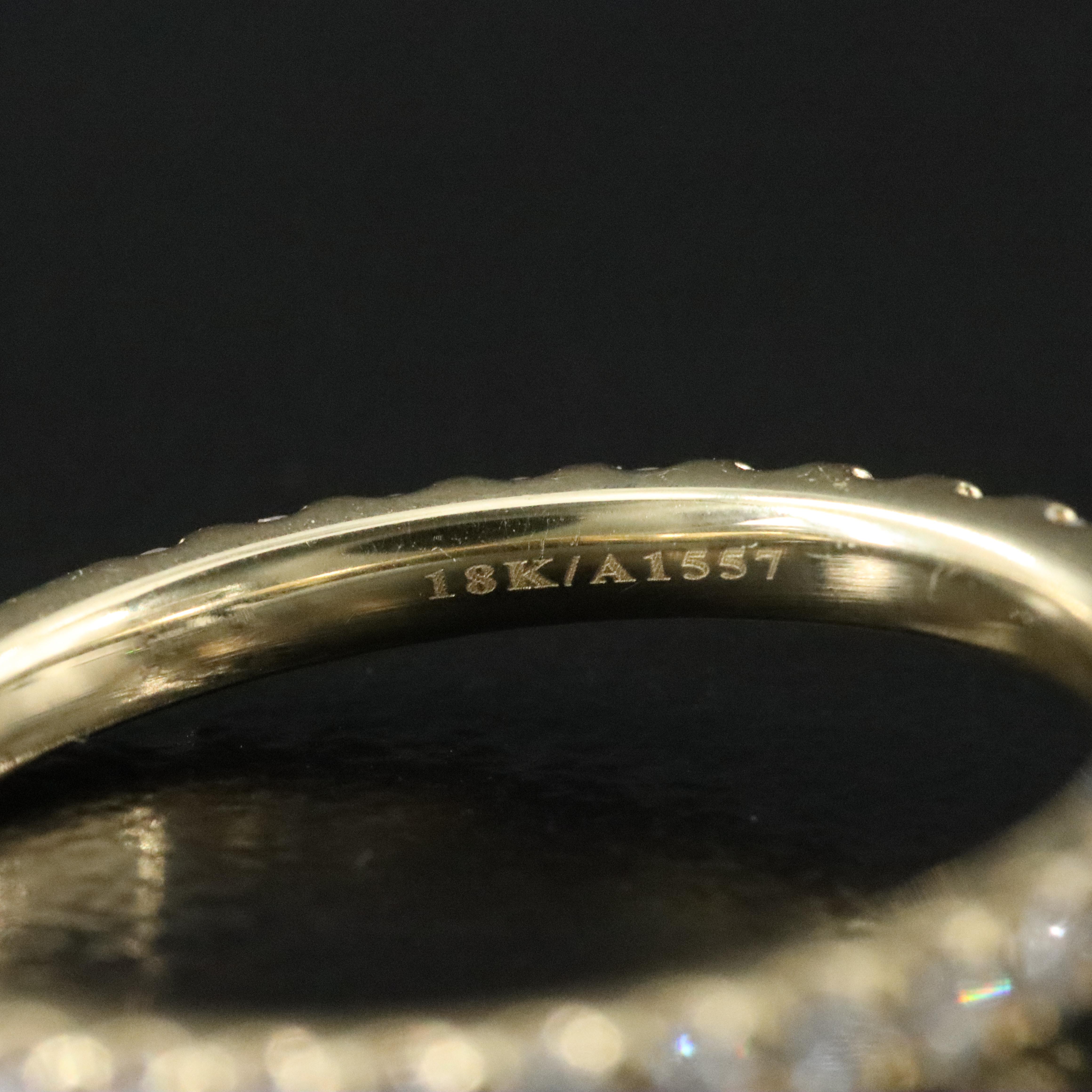 18K 3.10 CTW Lab Grown Diamond Ring with IGI Online Report