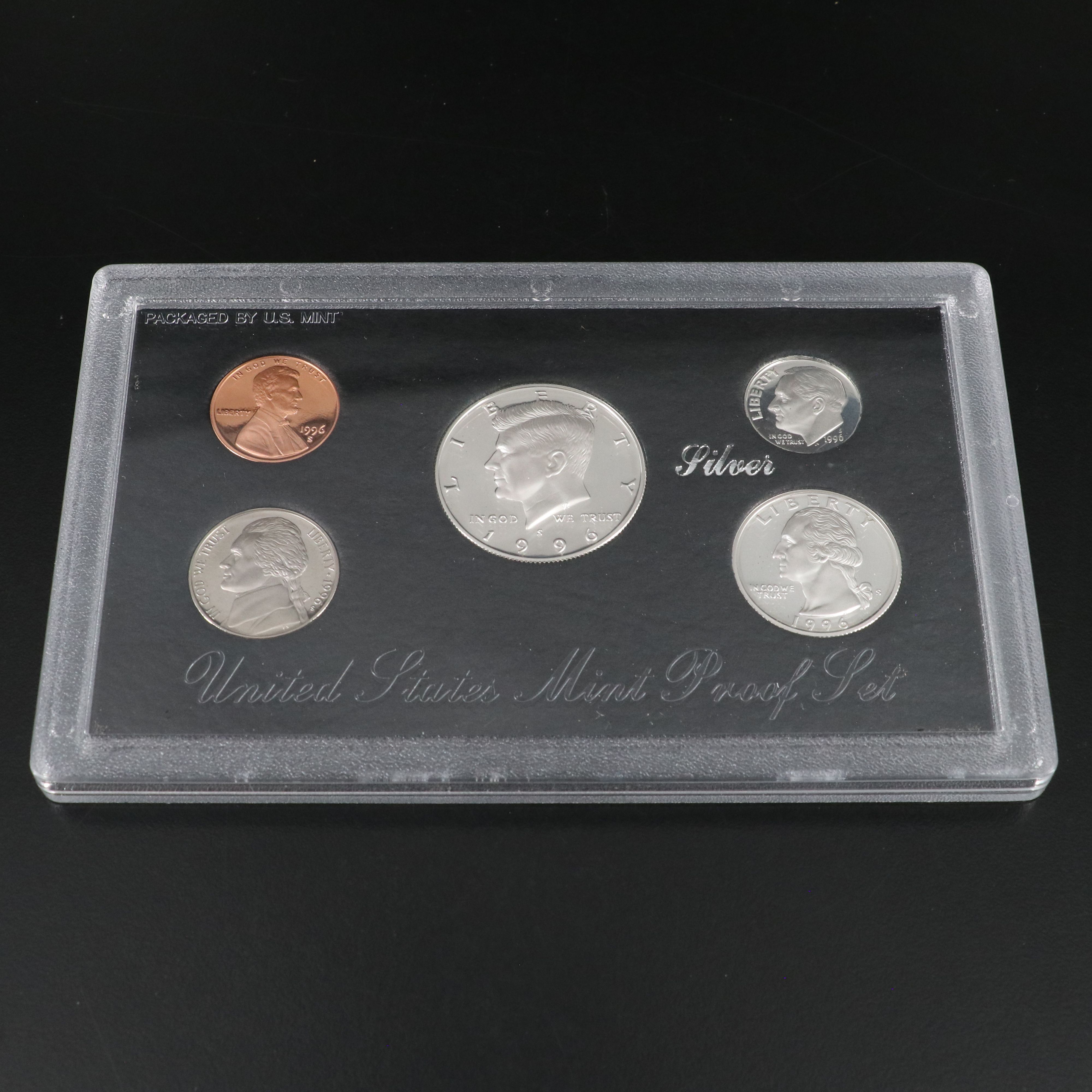 Three United States Modern Silver Proof Sets, 1994, 1995, and 1996