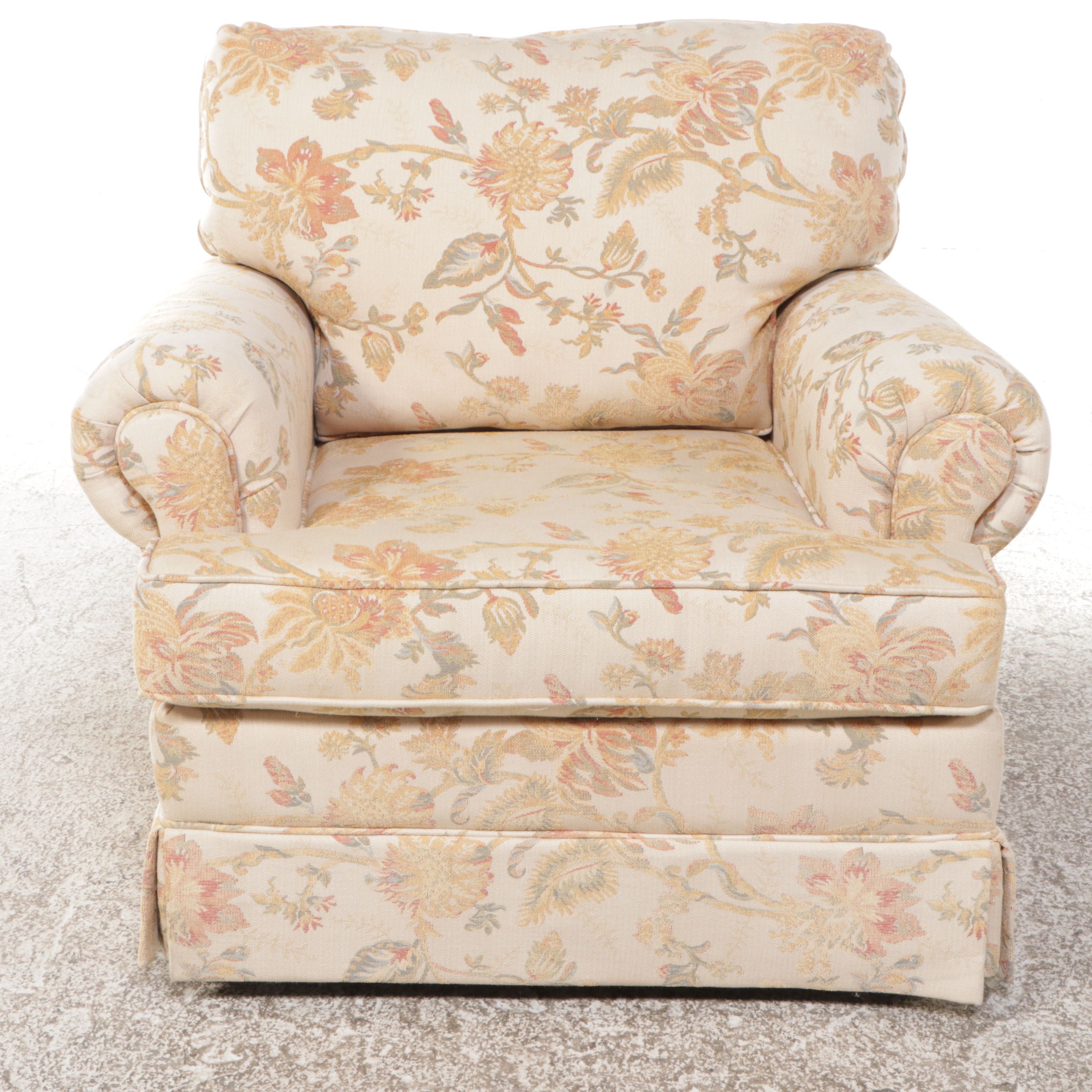 Sofa Express Floral Chinoiserie Upholstered Armchair
