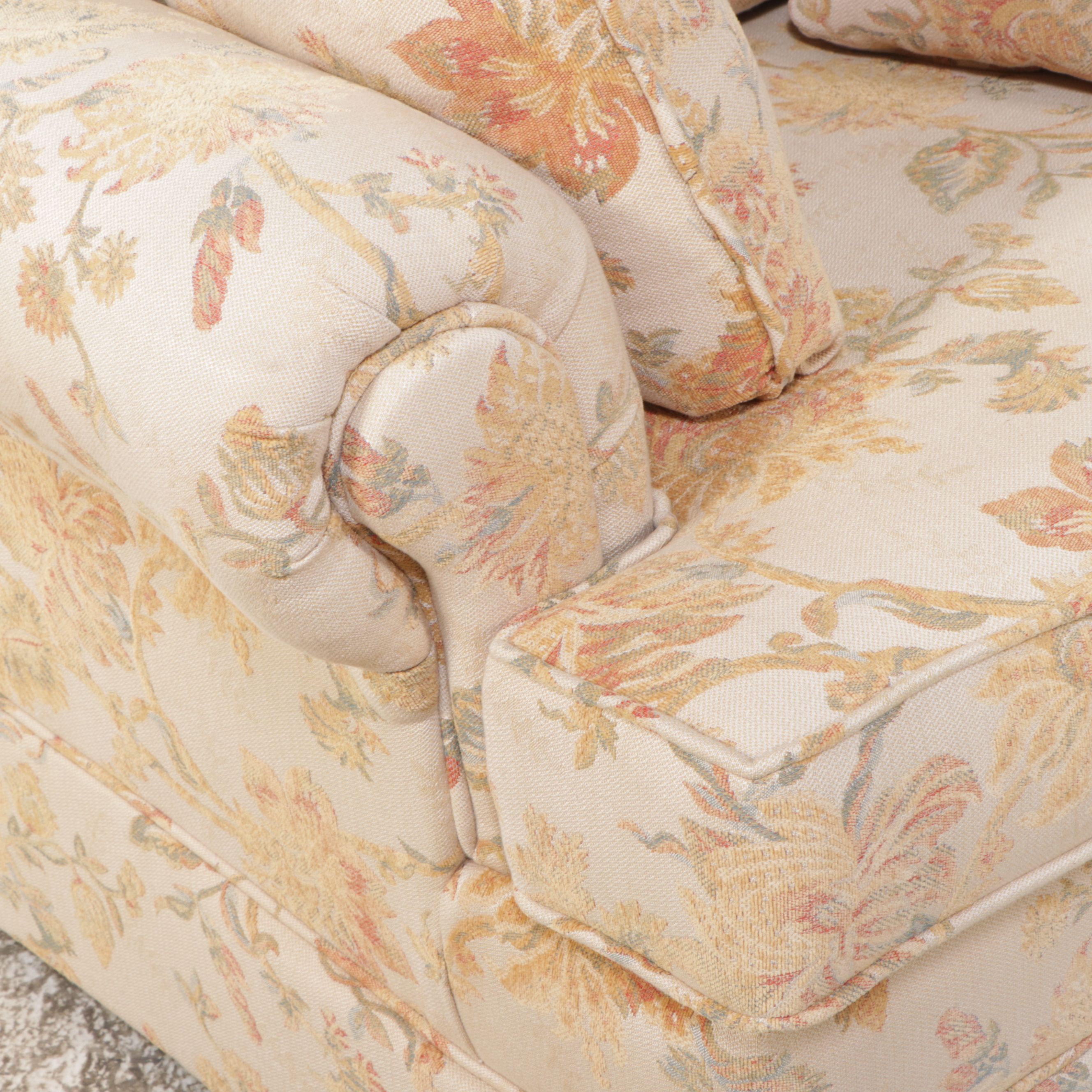 Sofa Express Floral Chinoiserie Upholstered Armchair