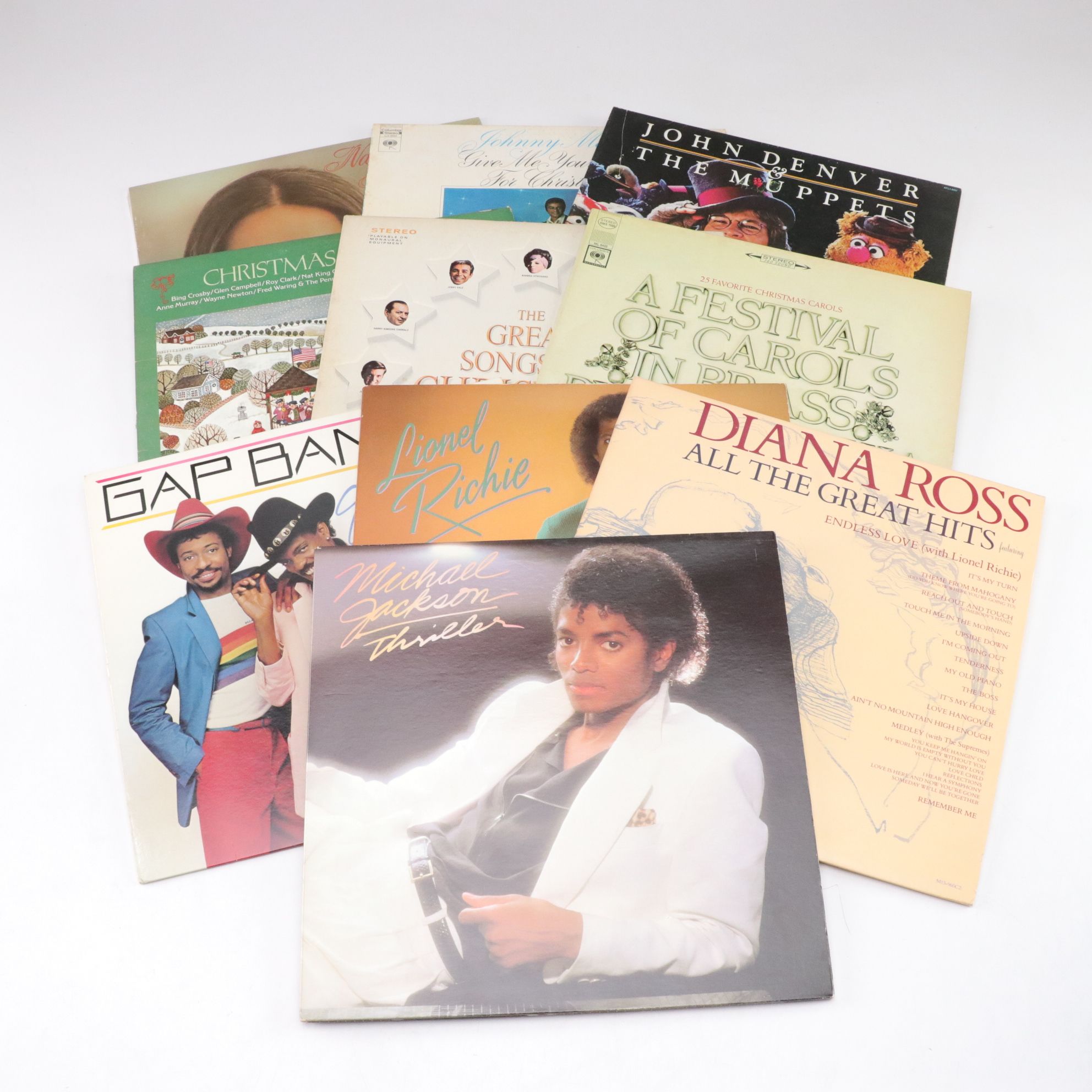 Michael Jackson, Diana Ross, Lionel Richie, Gap Band V and Other Vinyl Records